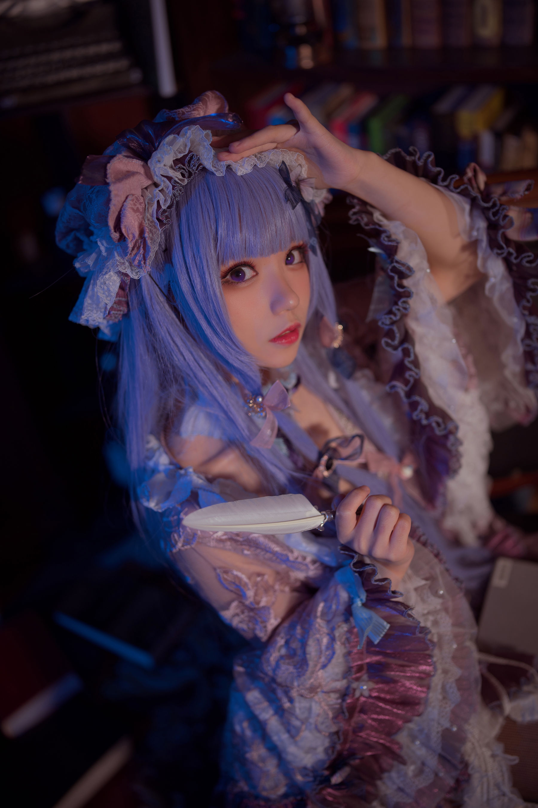 花柒Hana – 帕秋莉睡衣 [13P]