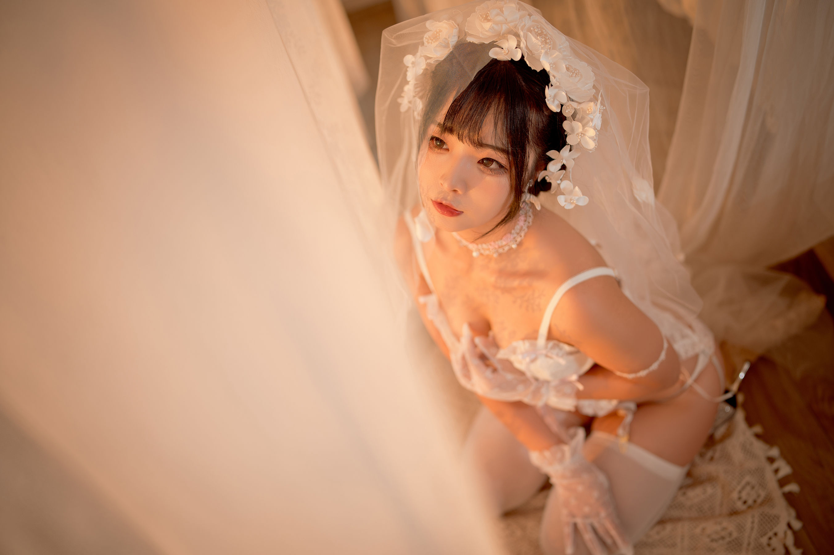 yuuhui玉汇 – 纯白花嫁 [60P]