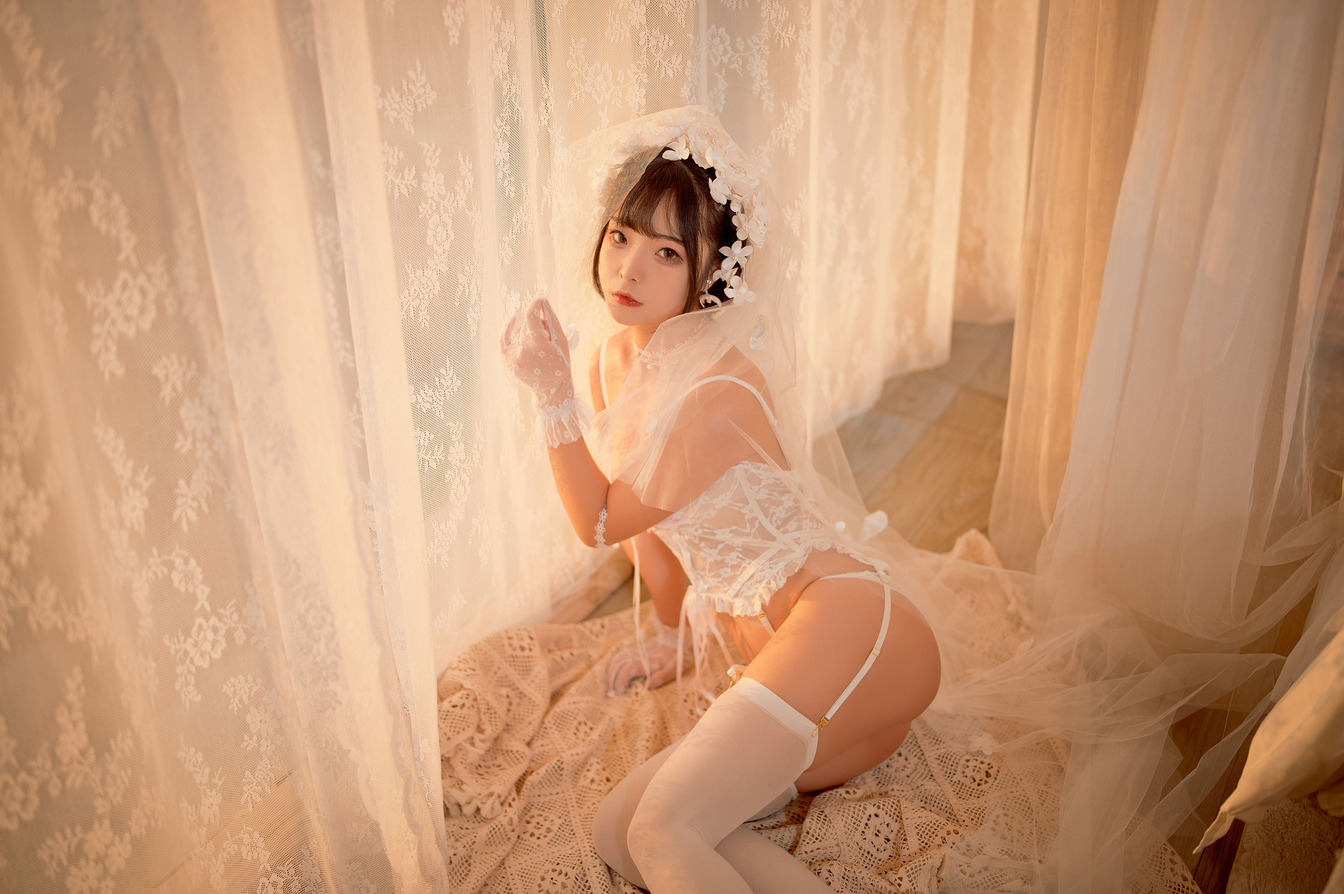 yuuhui玉汇 – 纯白花嫁 [60P]