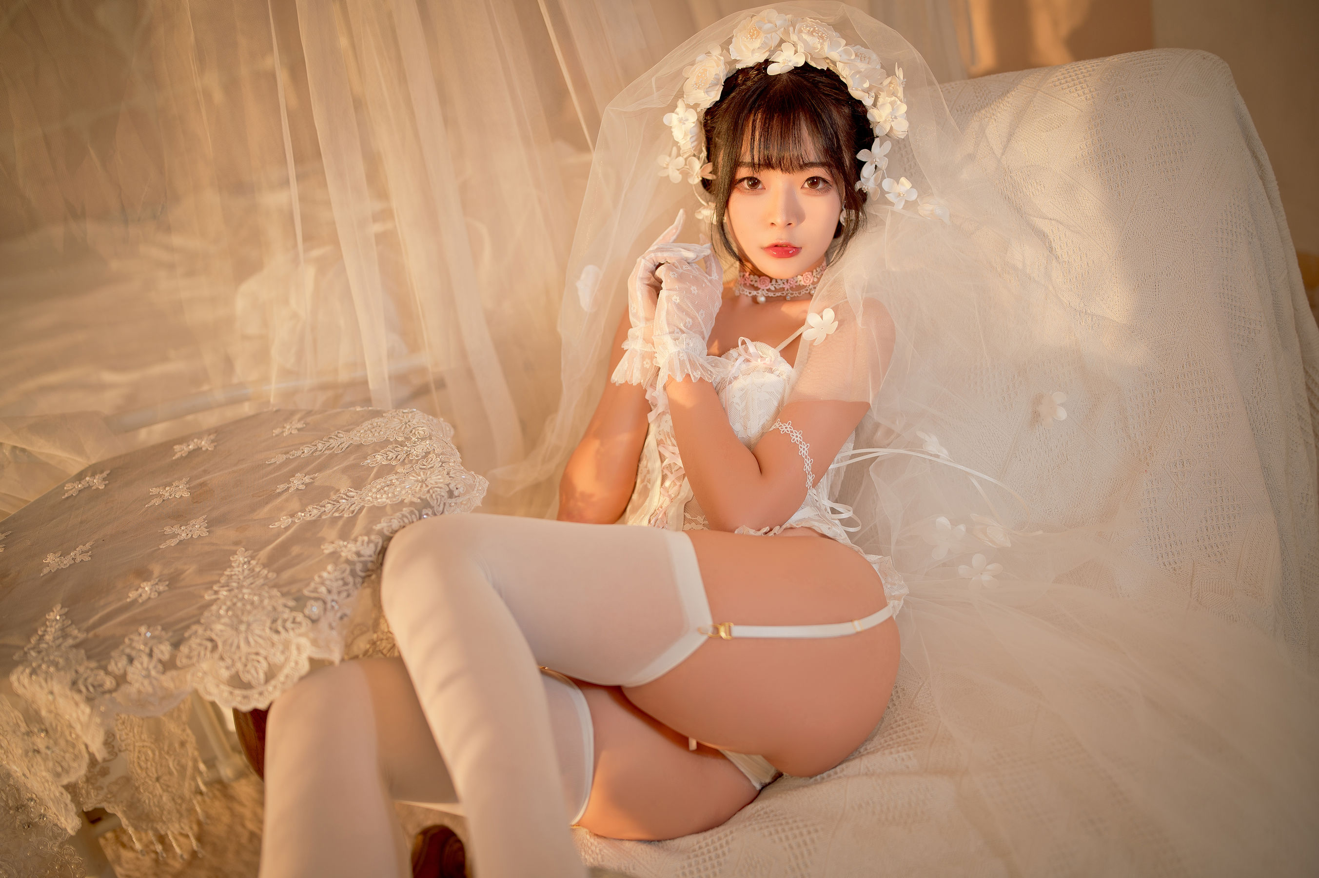 yuuhui玉汇 – 纯白花嫁 [60P]