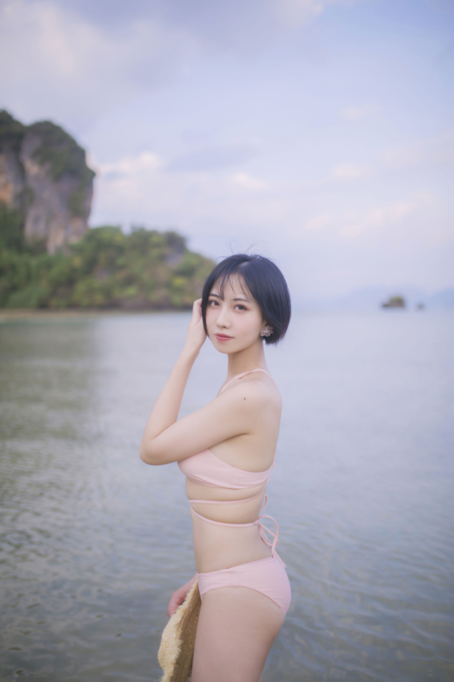 次元少女念雪ww – 粉色泳衣 [30P]
