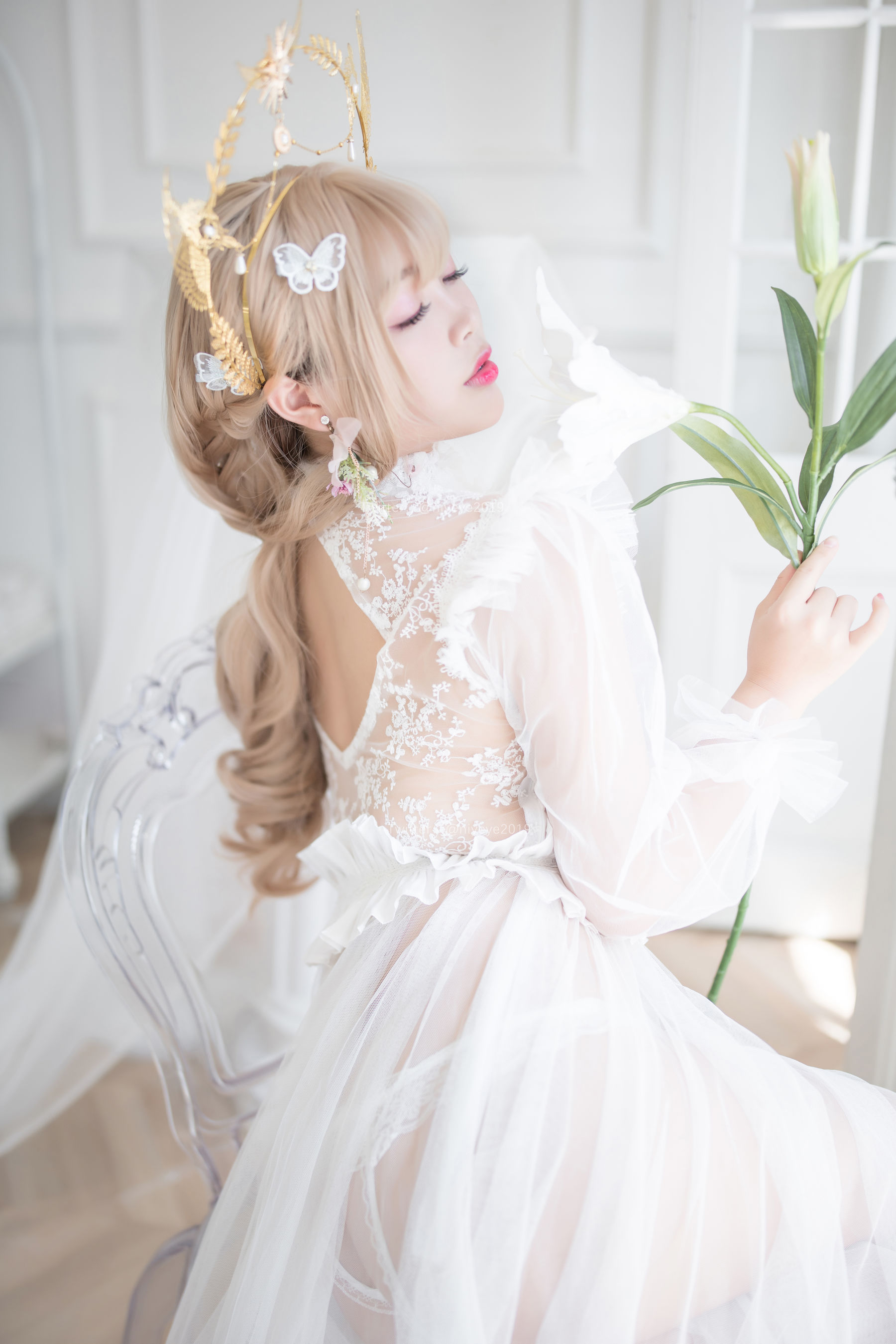 萌系小姐姐-白烨- – 珍珠花嫁 [66P]