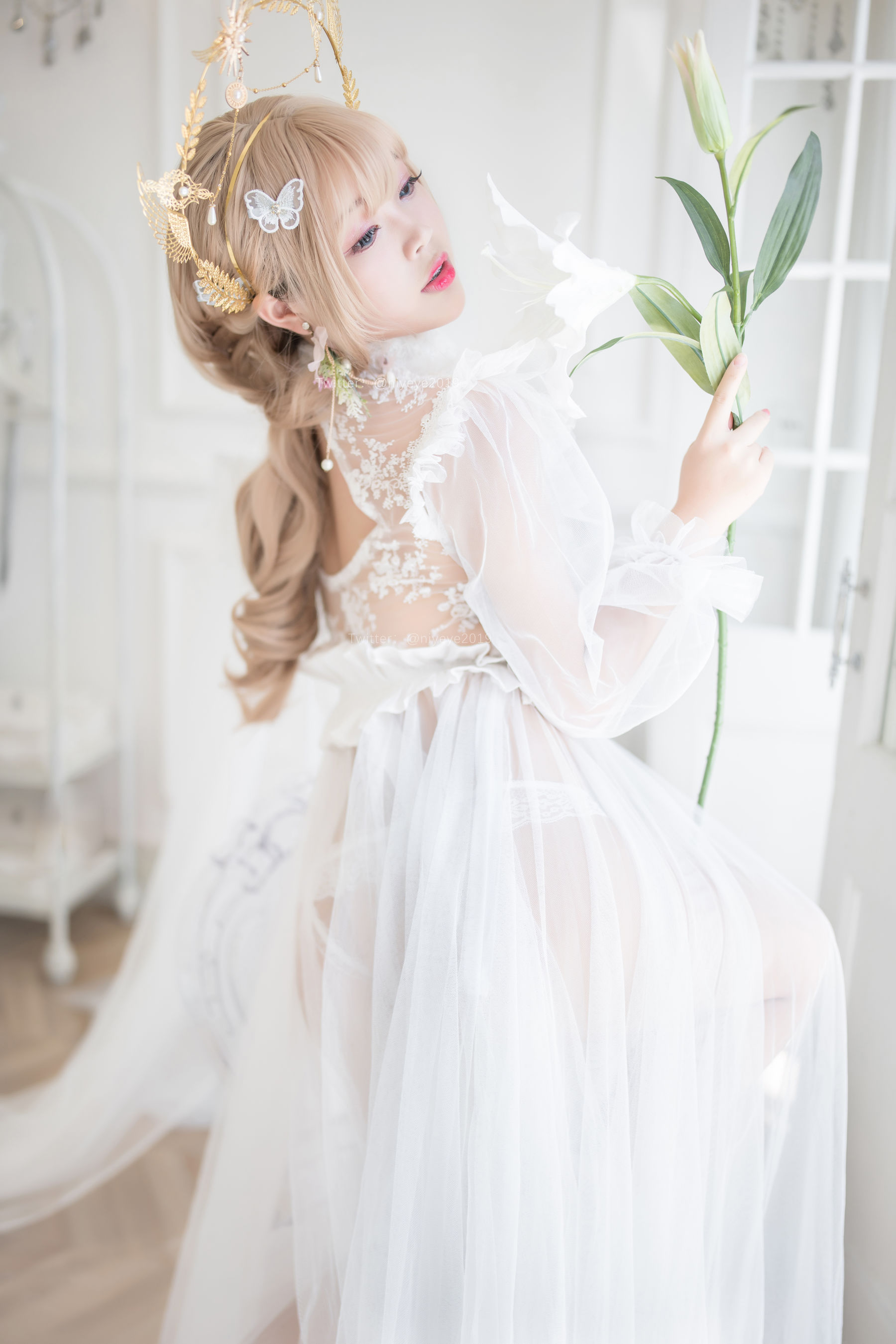 萌系小姐姐-白烨- – 珍珠花嫁 [66P]