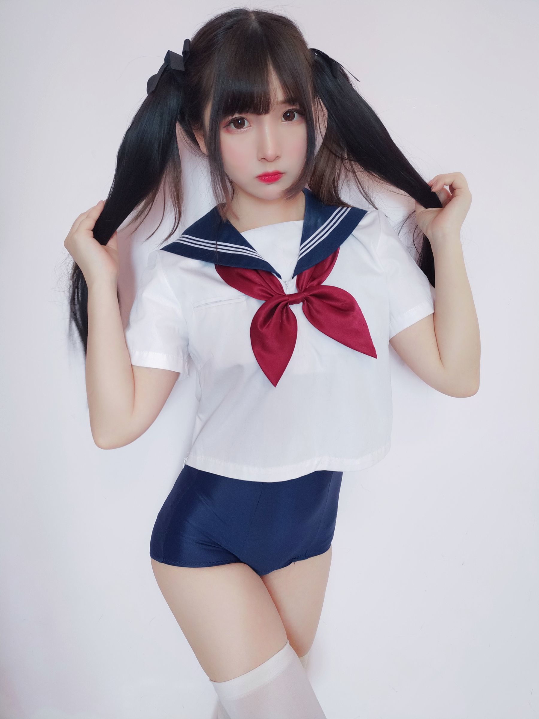 二次元美女古川kagura 水手服死库水 [16P]