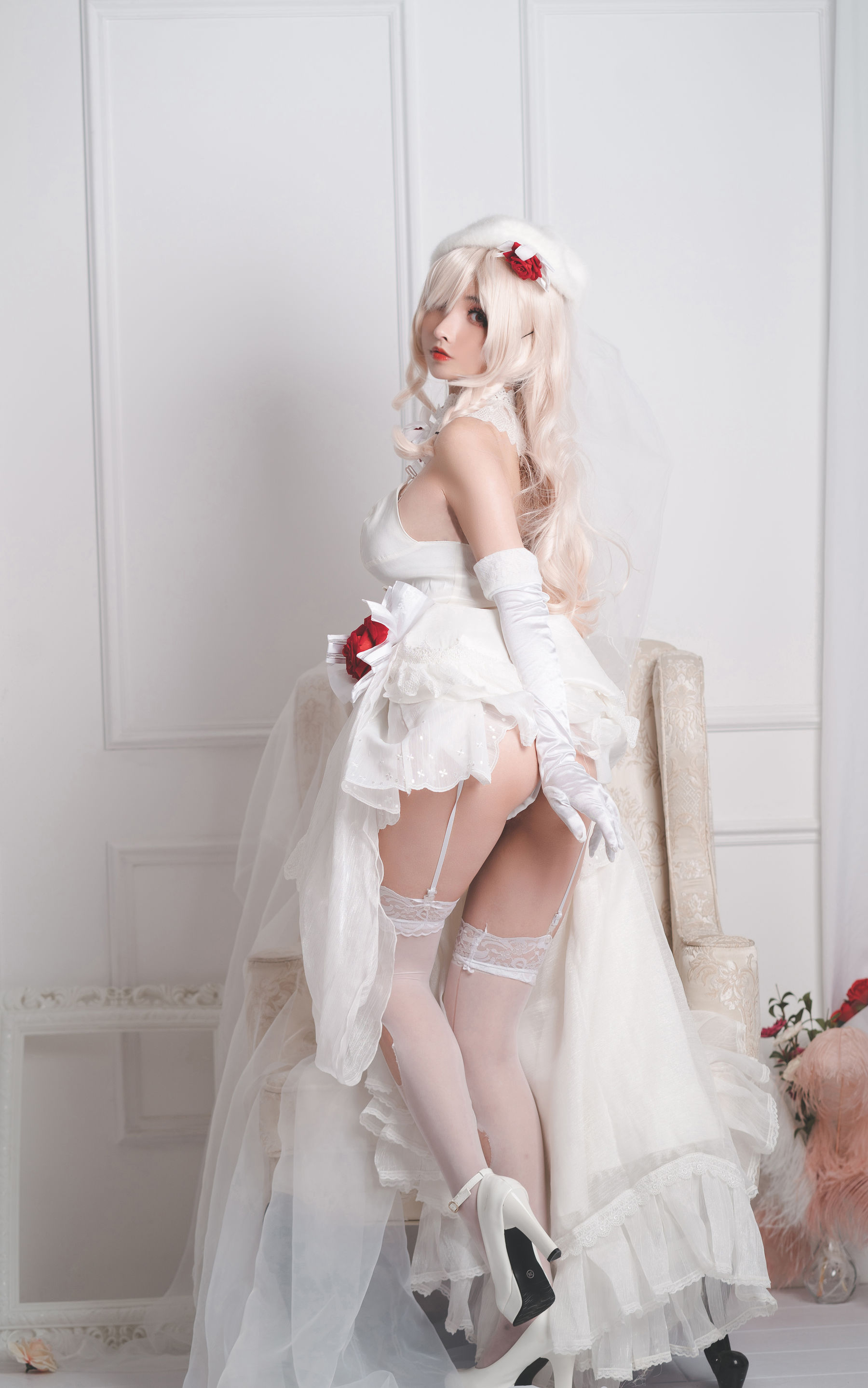COS福利rioko凉凉子 G36C&花嫁 [25P]
