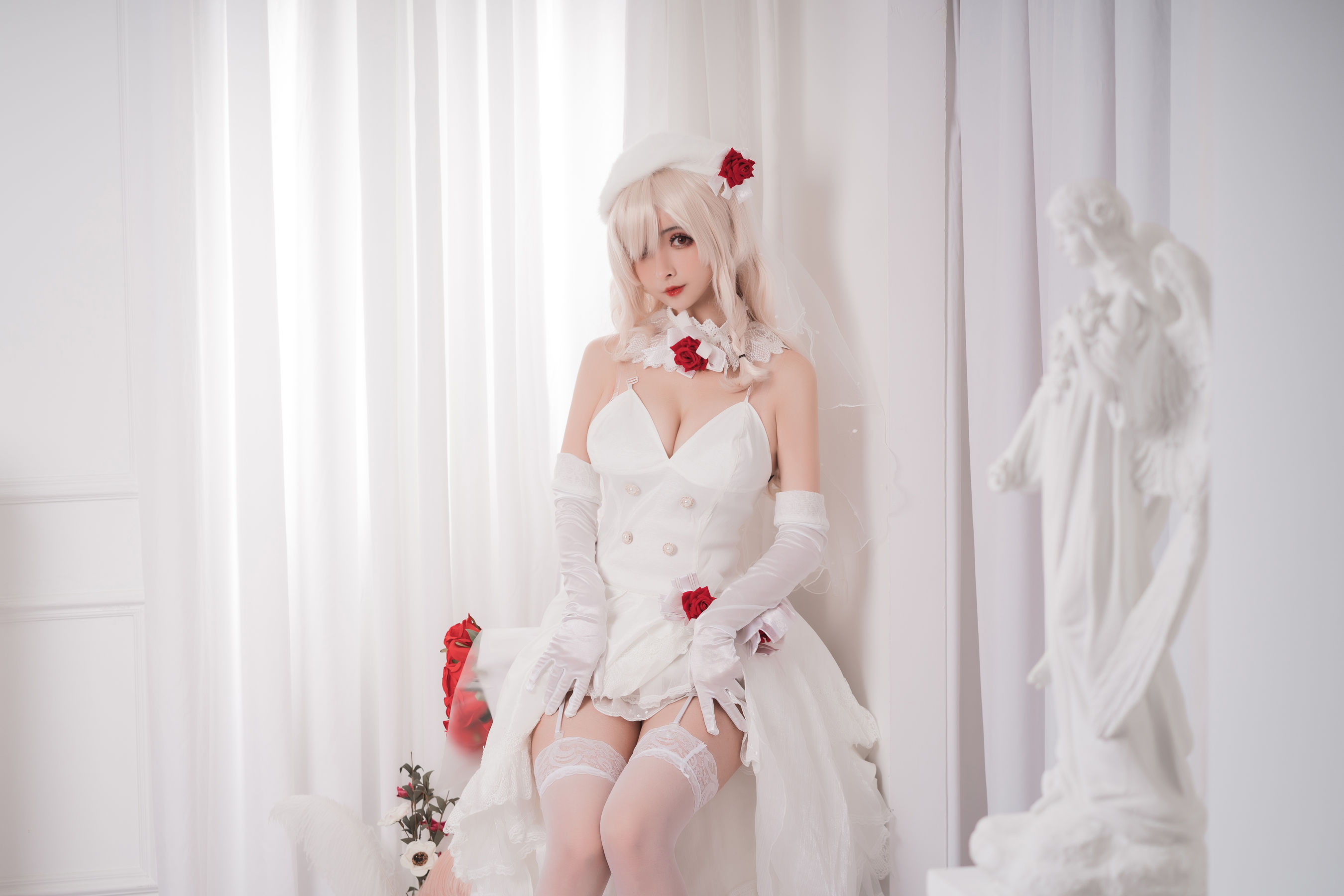 COS福利rioko凉凉子 G36C&花嫁 [25P]
