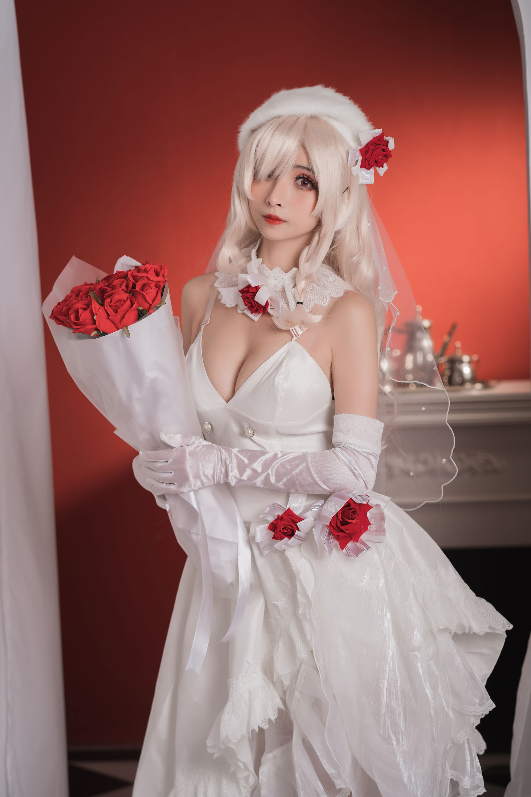COS福利rioko凉凉子 G36C&花嫁 [25P]