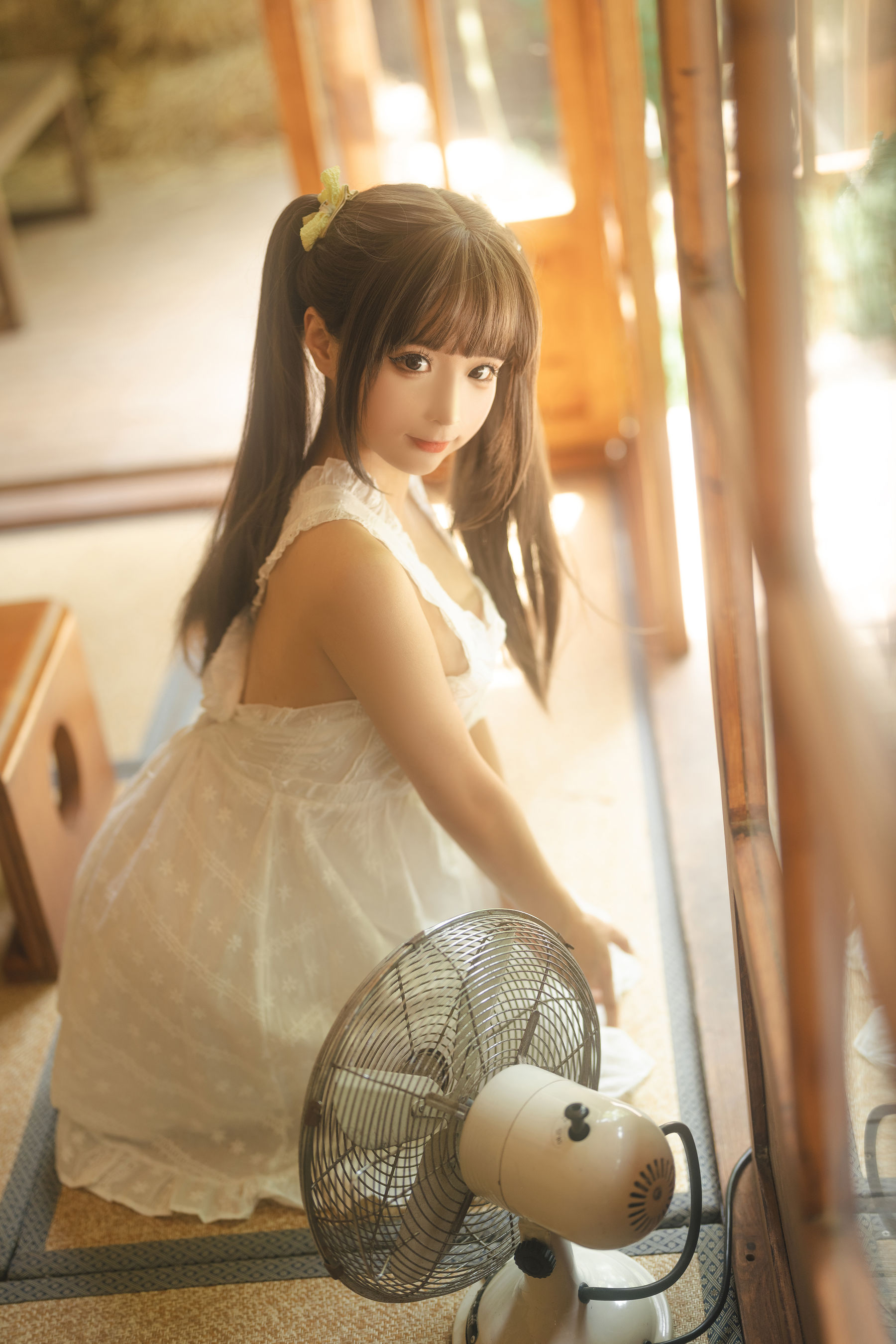 动漫博主蠢沫沫 – 白吊带 [112P]