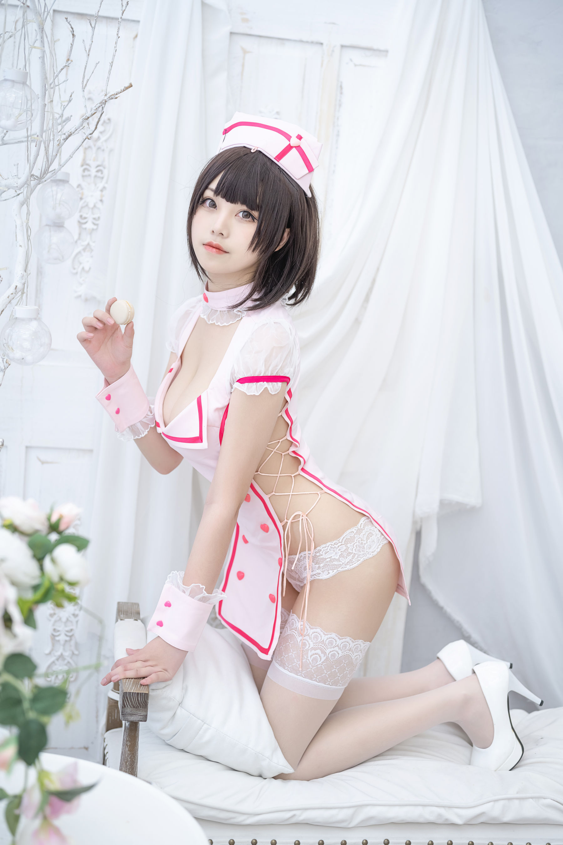 萌系小姐姐蜜汁猫裘 – 小护士 [61P]