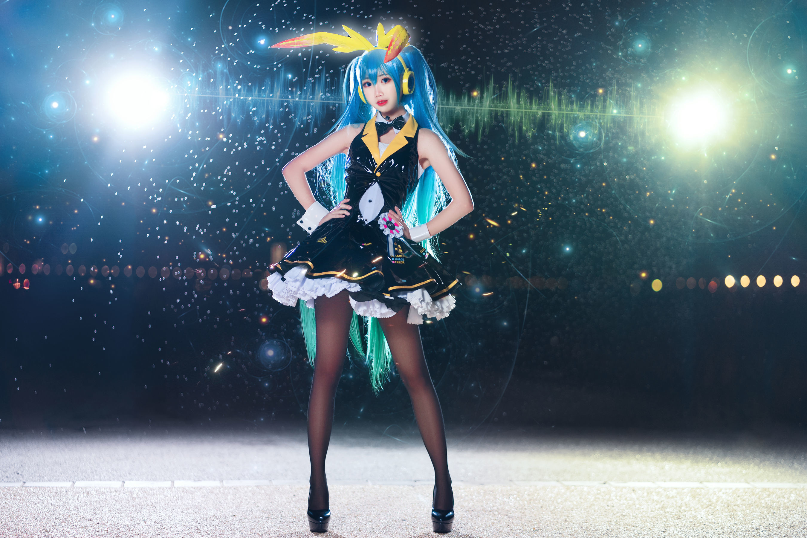 [萝莉COS] 面饼仙儿 – 初音Miku [19P]