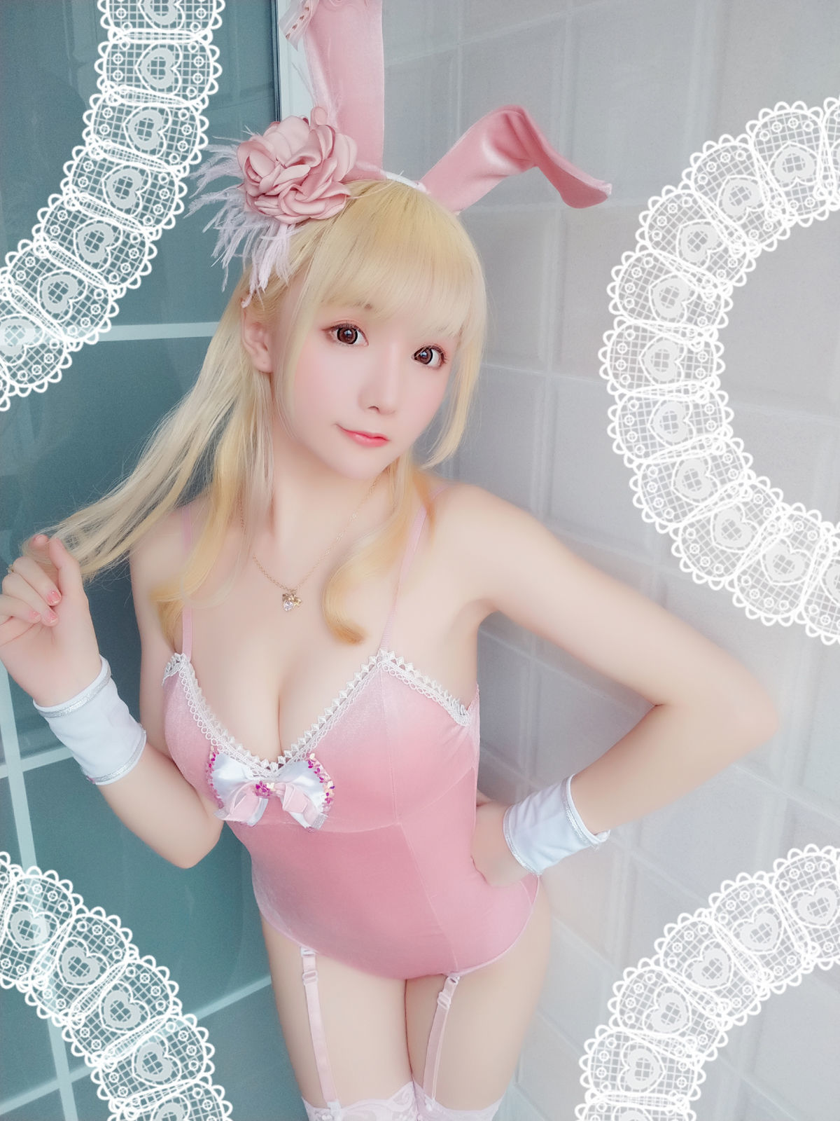 [萝莉COS] 星之迟迟 VOL.01 粉红泡泡包 [56P]
