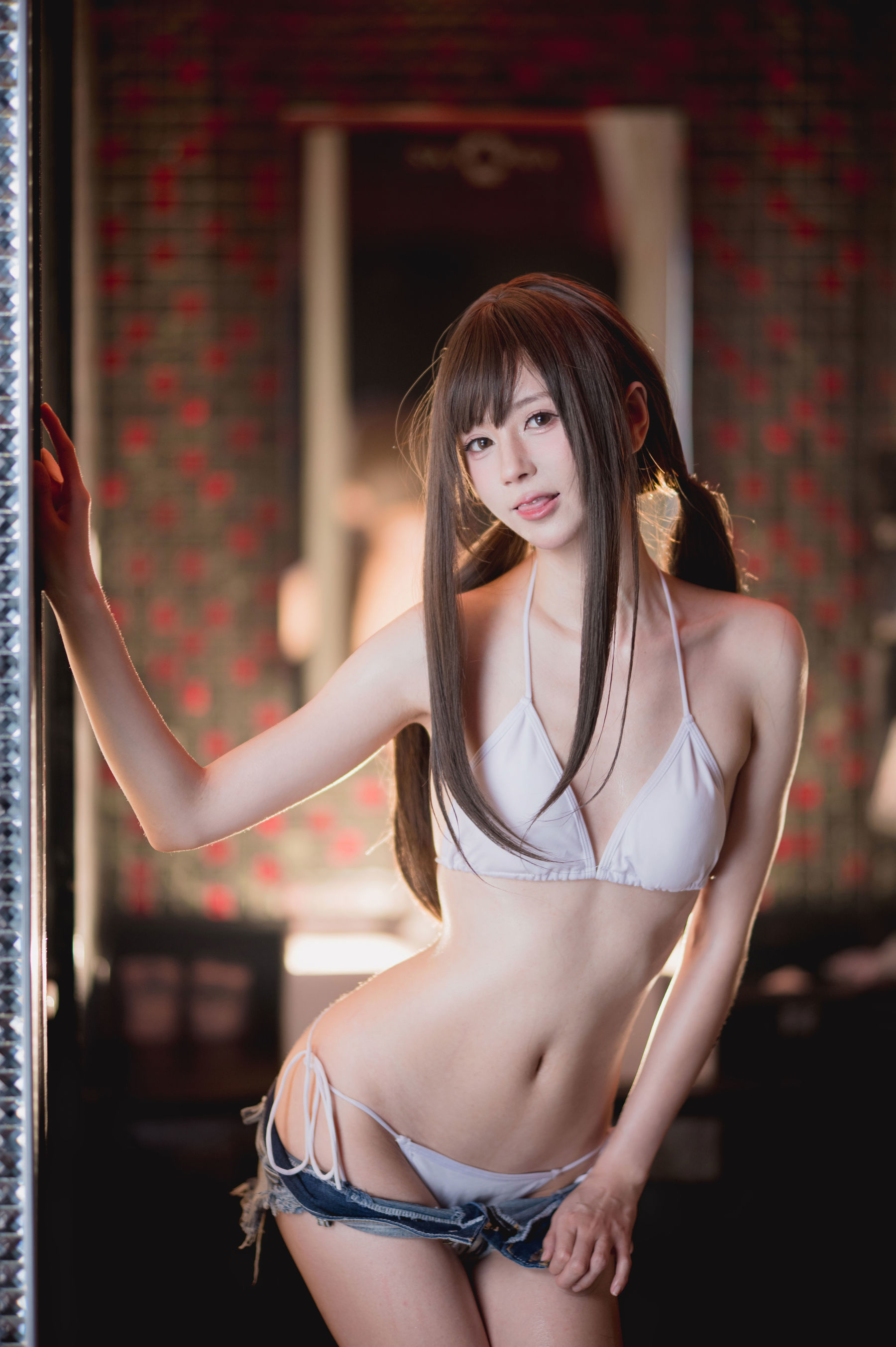 西园寺南歌 – 白色内衣 透明JK [70P]