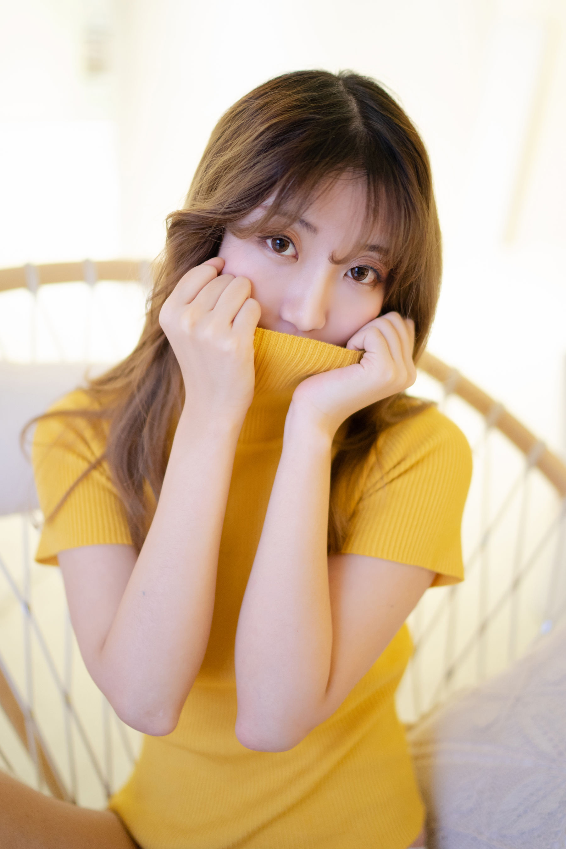 人气Coser黑川 年上彼女 黄毛衣 [19P]