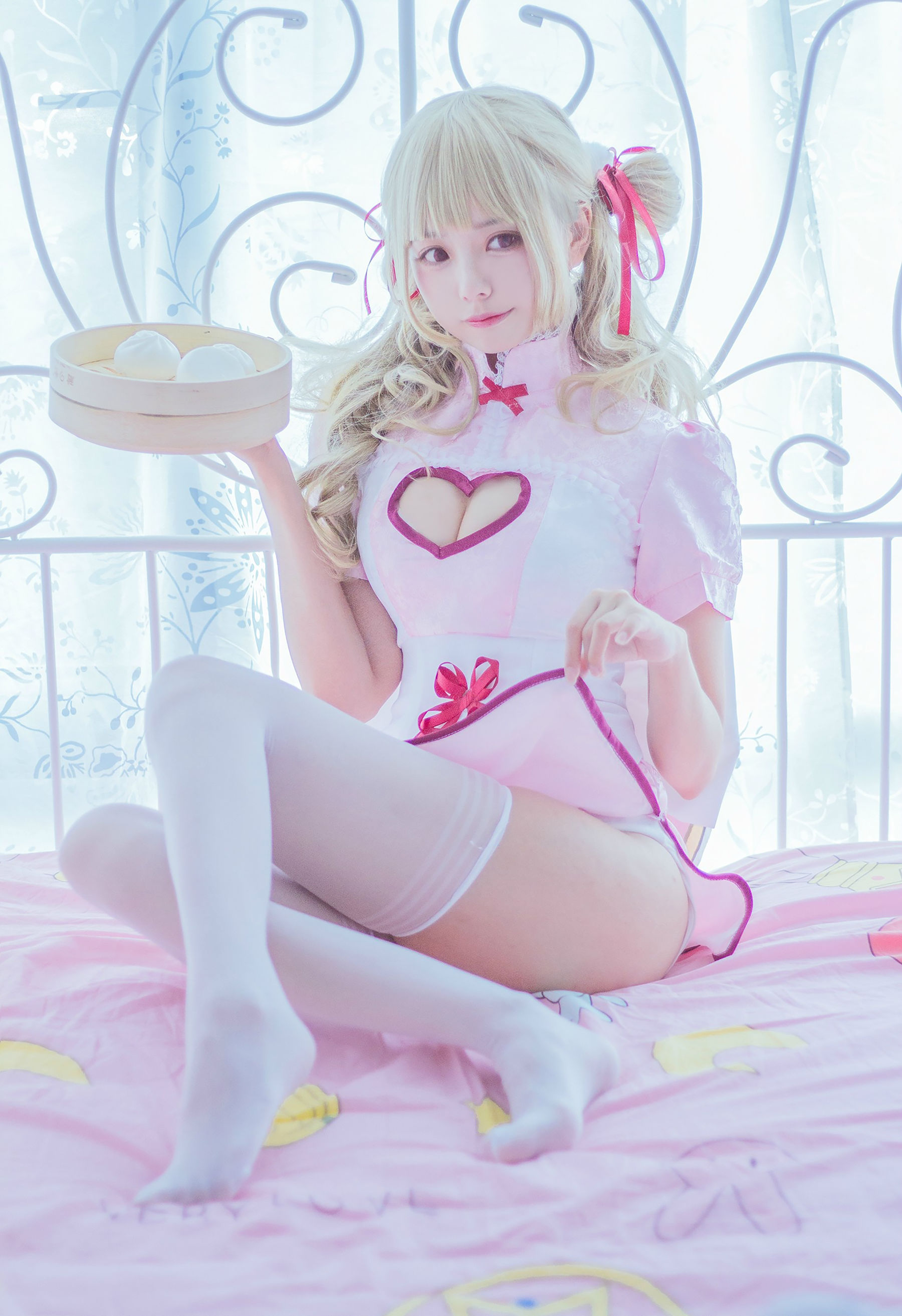 [Cosplay写真] 萌系小野妹子w – 双马尾什么的太可爱了 [9P]