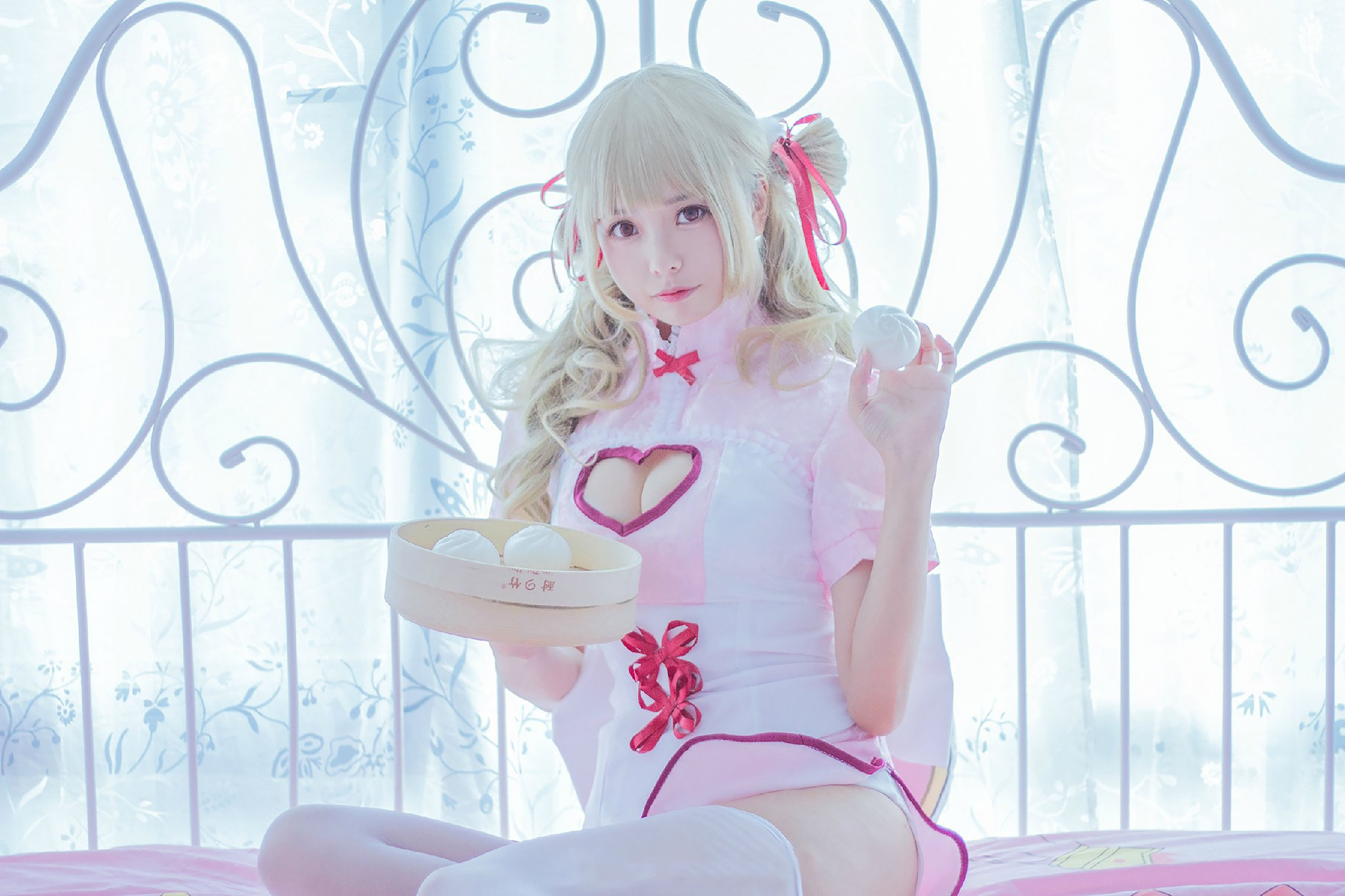 [Cosplay写真] 萌系小野妹子w – 双马尾什么的太可爱了 [9P]