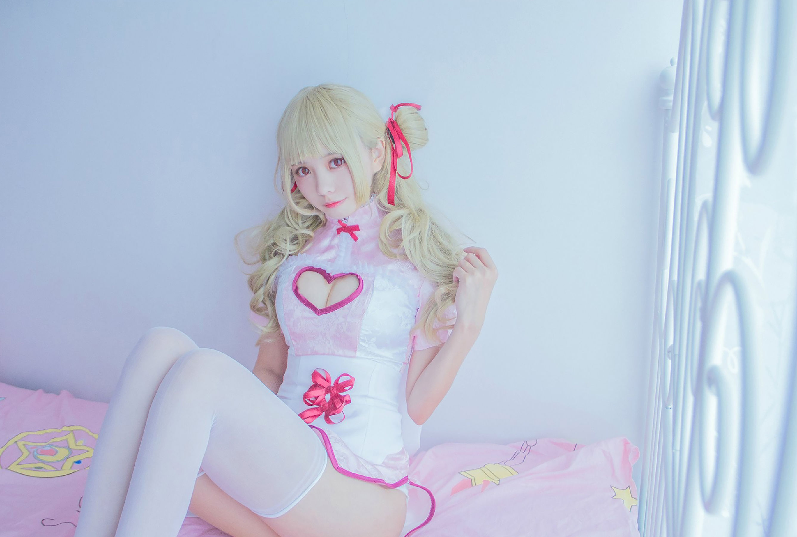 [Cosplay写真] 萌系小野妹子w – 双马尾什么的太可爱了 [9P]