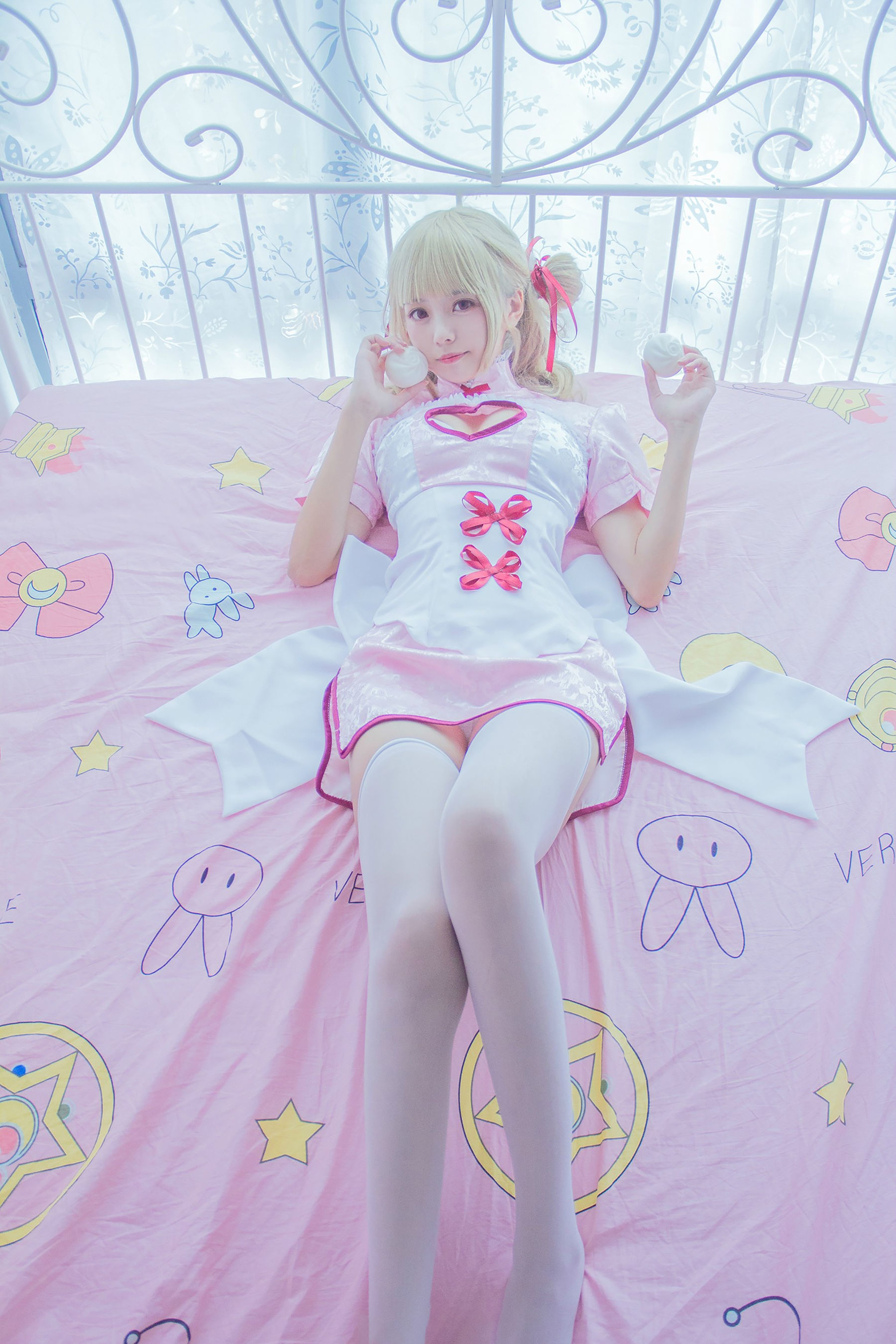 [Cosplay写真] 萌系小野妹子w – 双马尾什么的太可爱了 [9P]