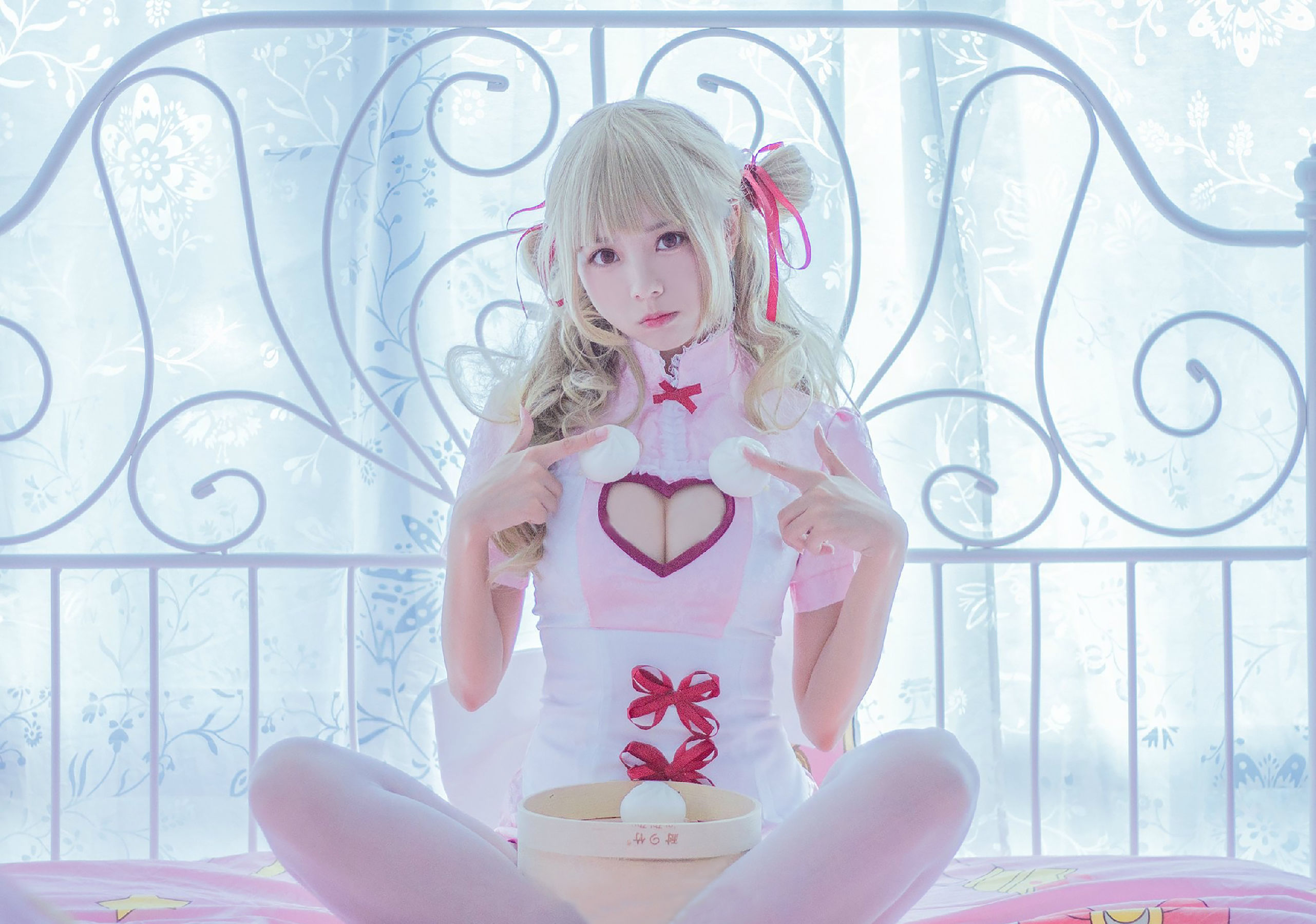 [Cosplay写真] 萌系小野妹子w – 双马尾什么的太可爱了 [9P]