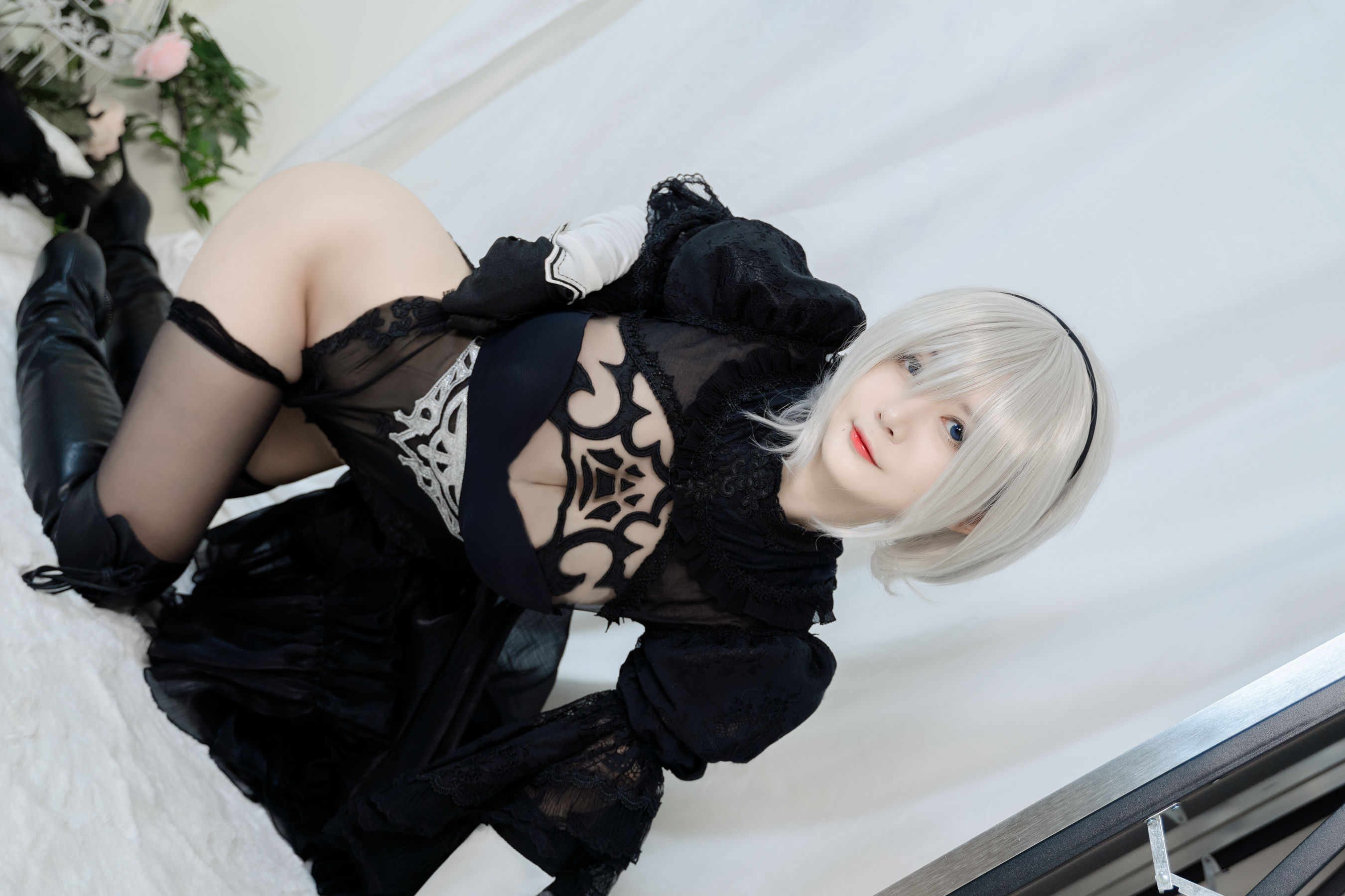 51酱 – 2B黑婚纱 [53P]