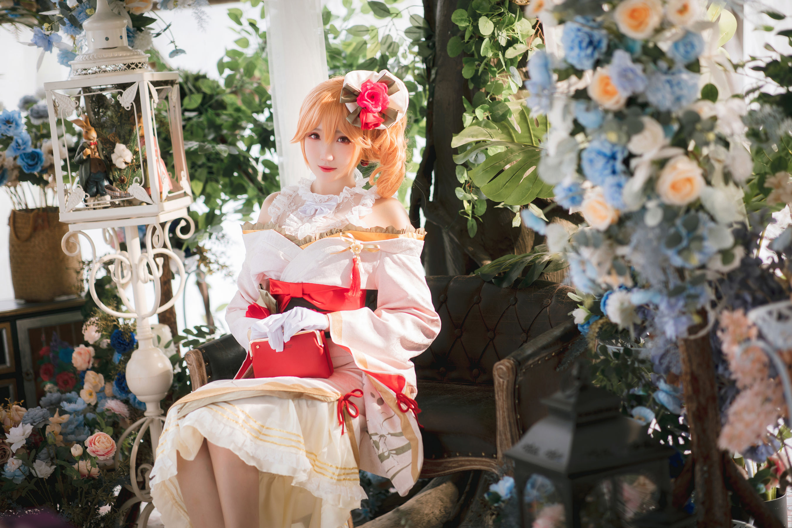 Coser瓜希酱福利 – 碧蓝航线 黎塞留和服 [22P]