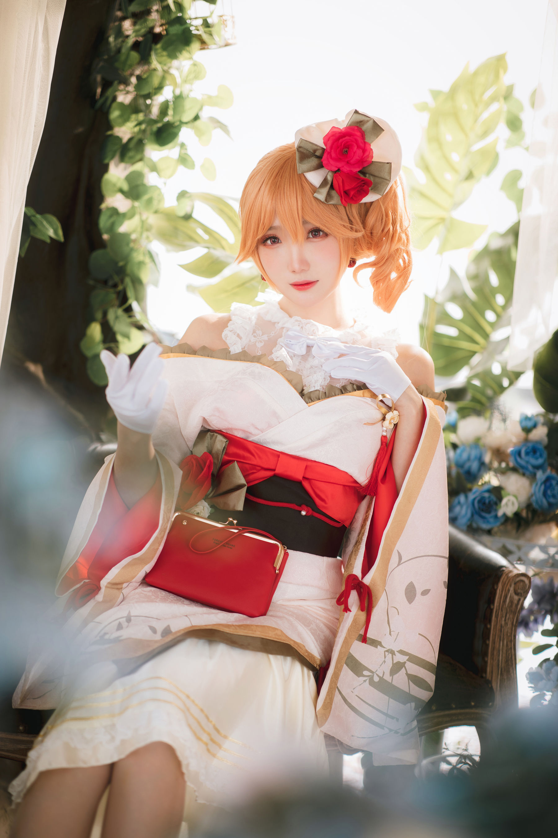 Coser瓜希酱福利 – 碧蓝航线 黎塞留和服 [22P]