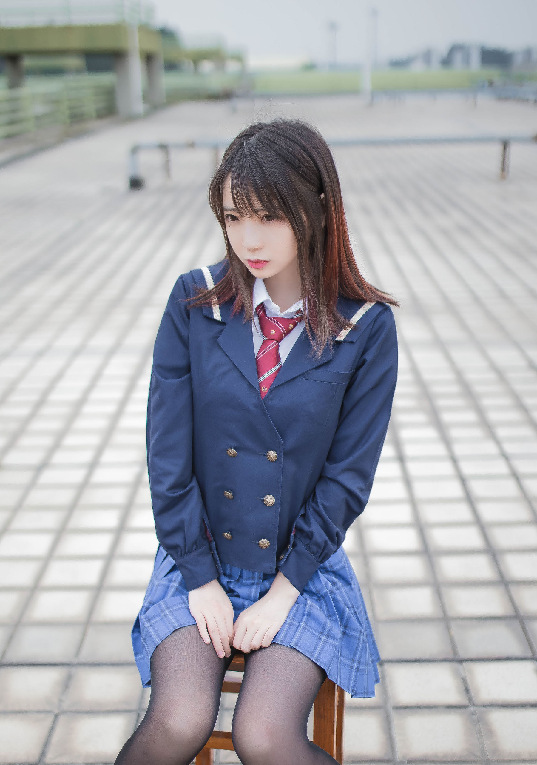[萝莉COS] 疯猫ss《叛逆青春少女》 [46P]