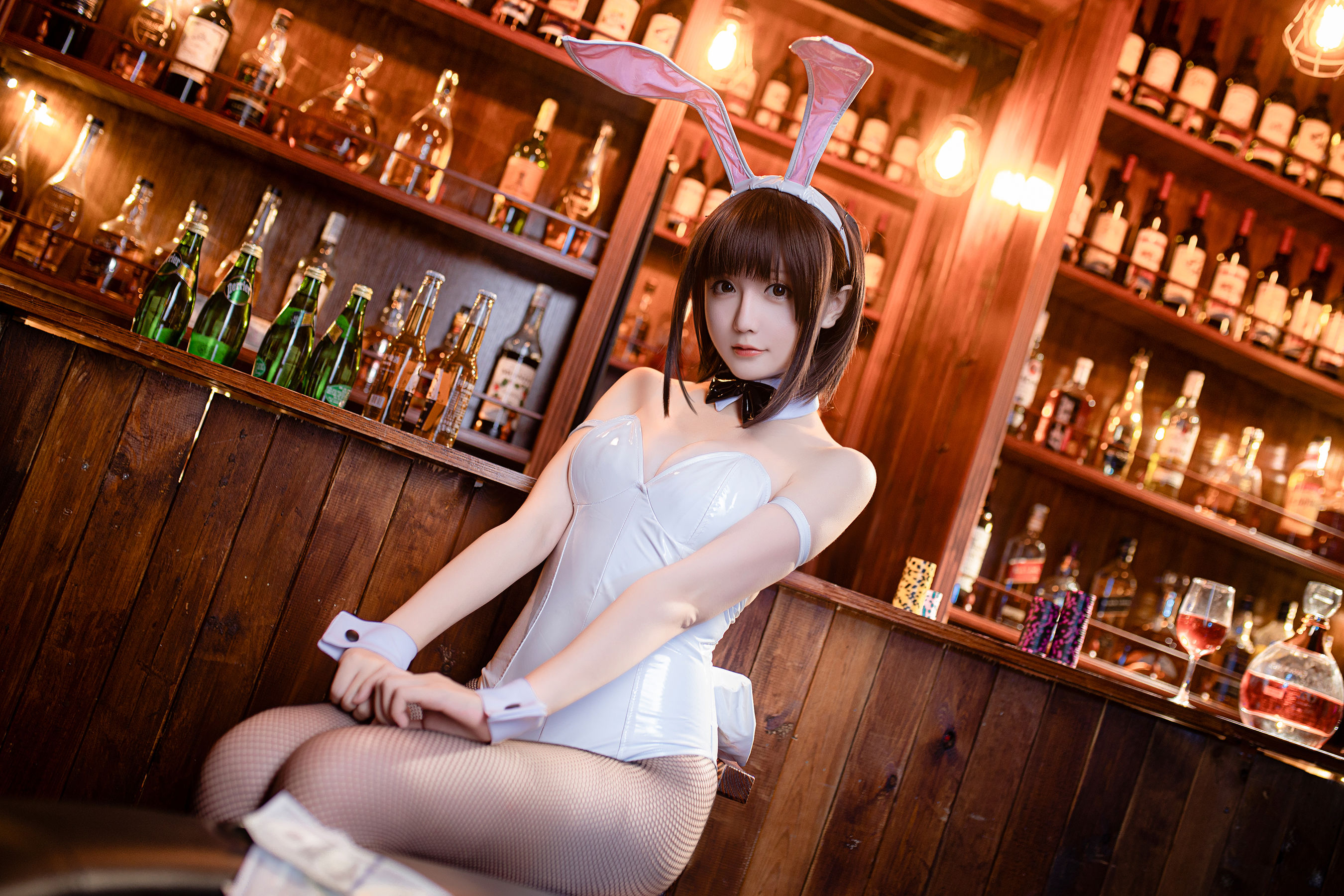 Coser小姐姐星之迟迟 – 加藤惠 兔女郎 [40P]