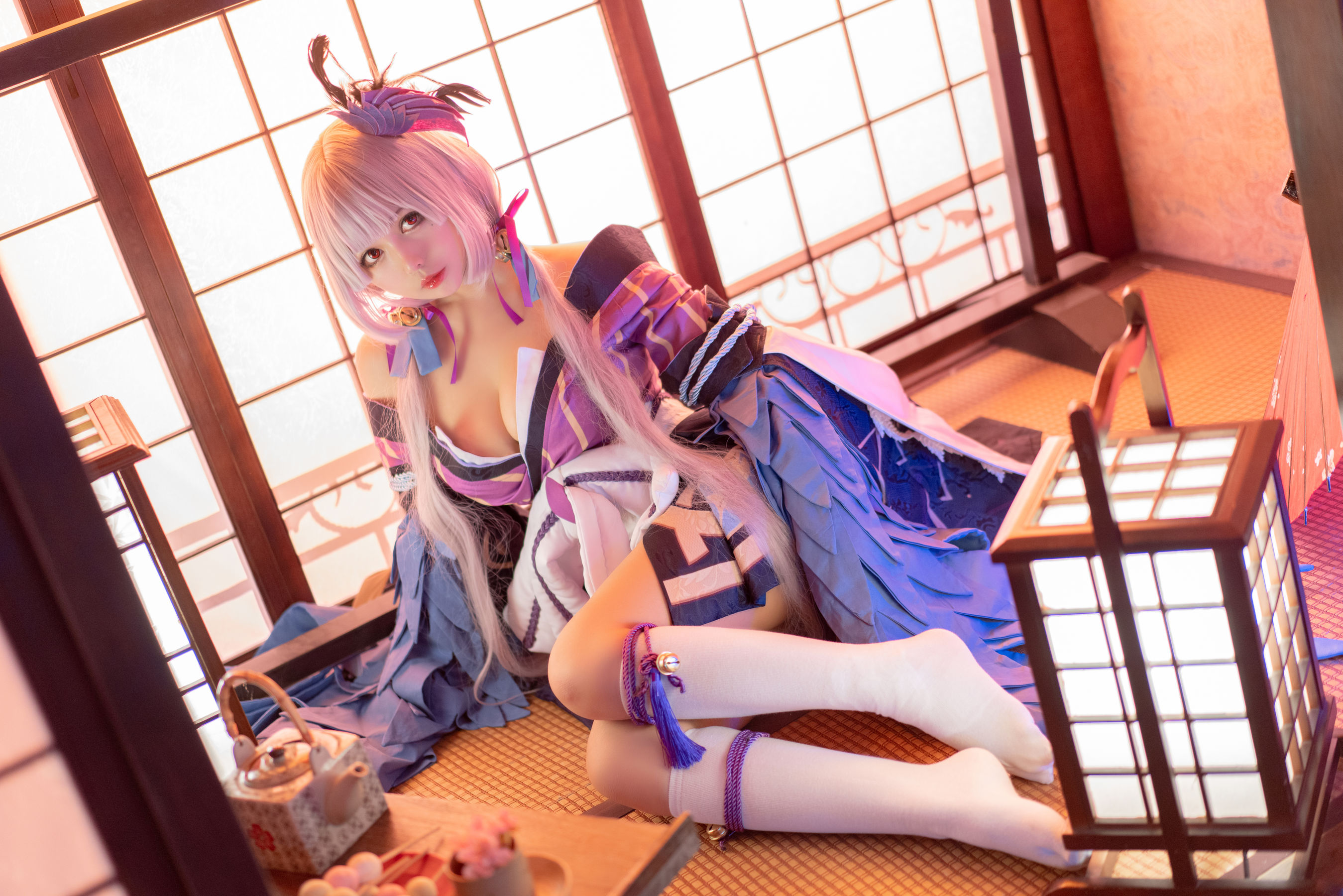 [Cosplay写真] 大眼萌妹黑猫猫OvO – 以津真天 [15P]