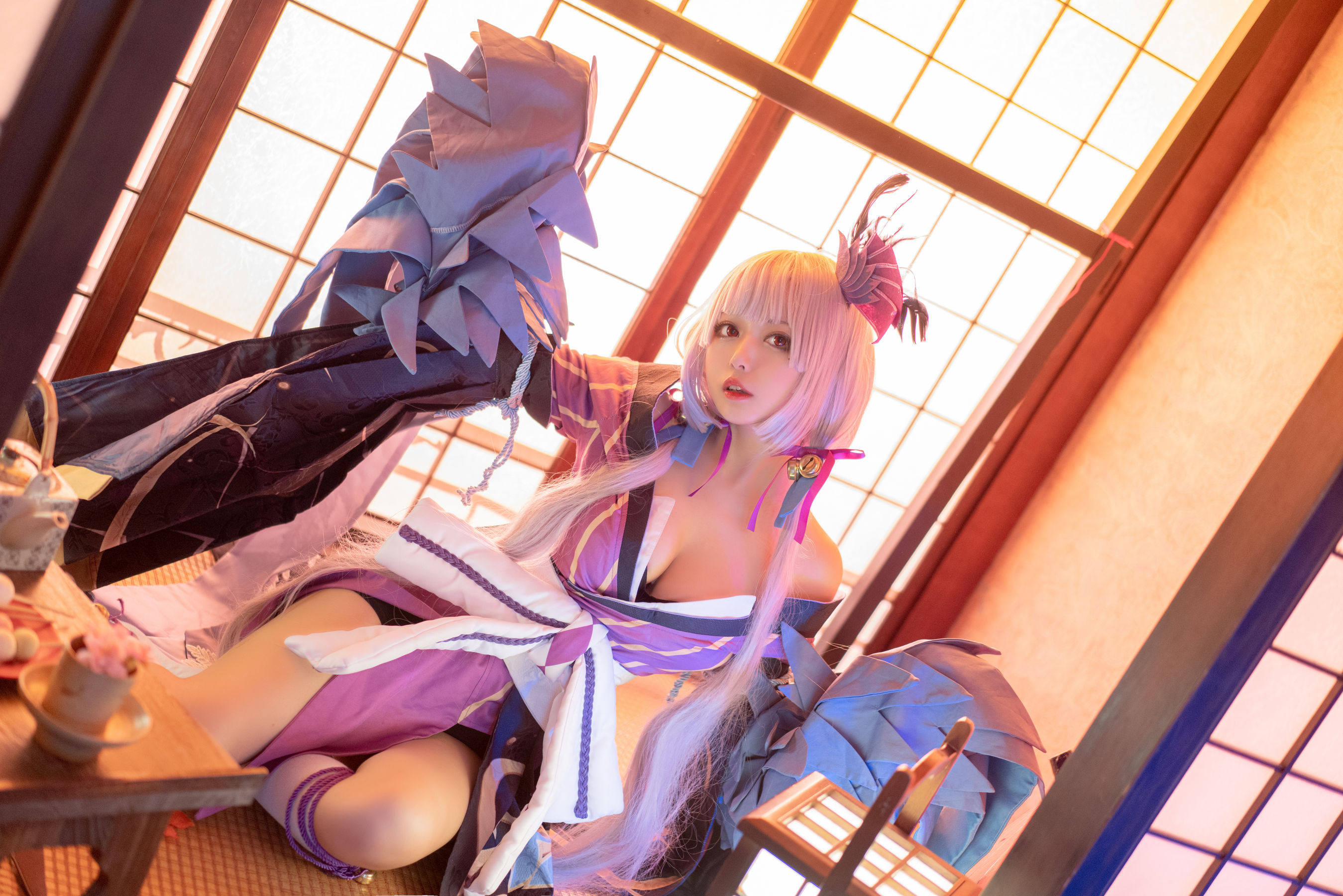 [Cosplay写真] 大眼萌妹黑猫猫OvO – 以津真天 [15P]