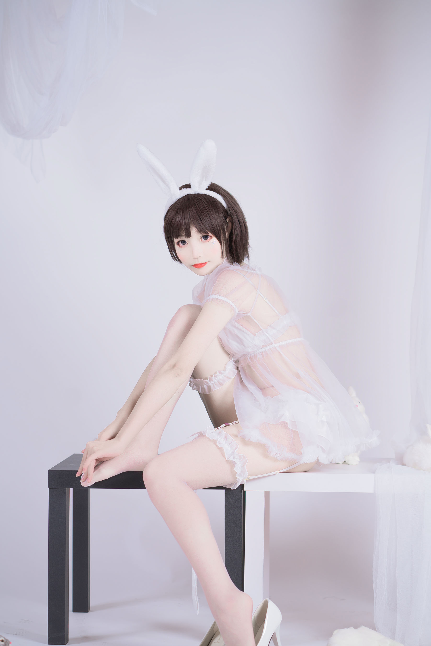薄墨锦狐&三笑 黑白兔子私房百合 [32P]