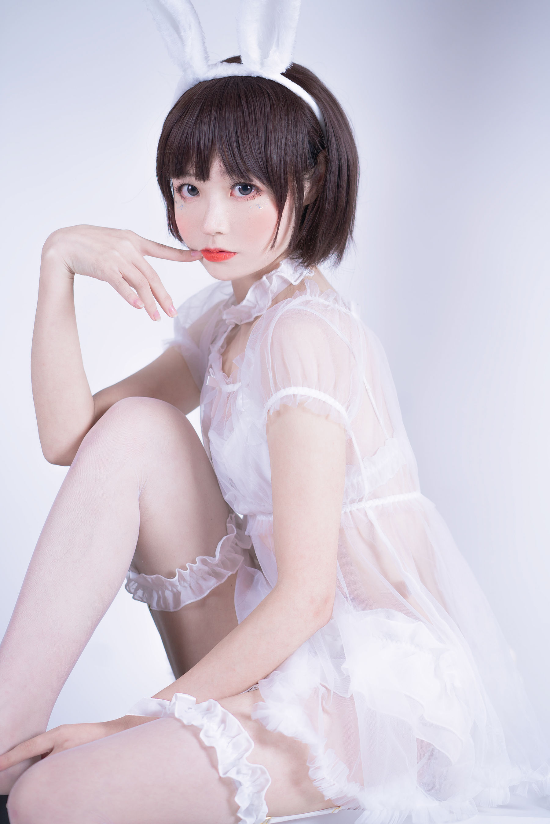薄墨锦狐&三笑 黑白兔子私房百合 [32P]