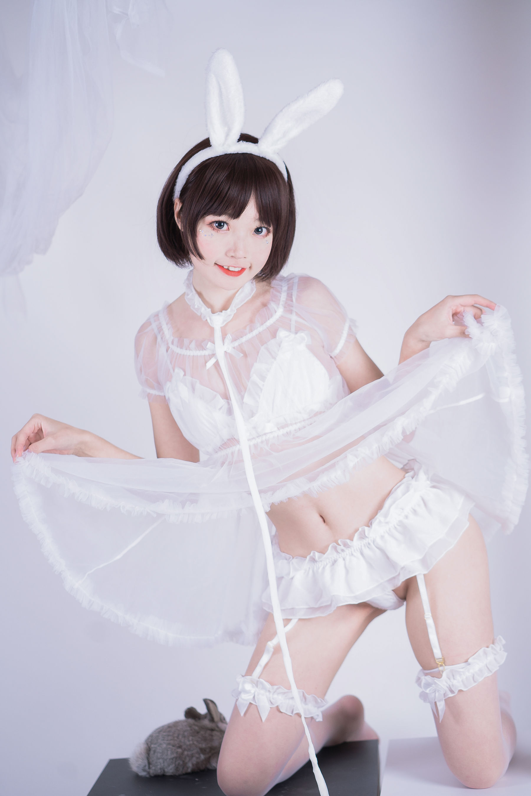 薄墨锦狐&三笑 黑白兔子私房百合 [32P]