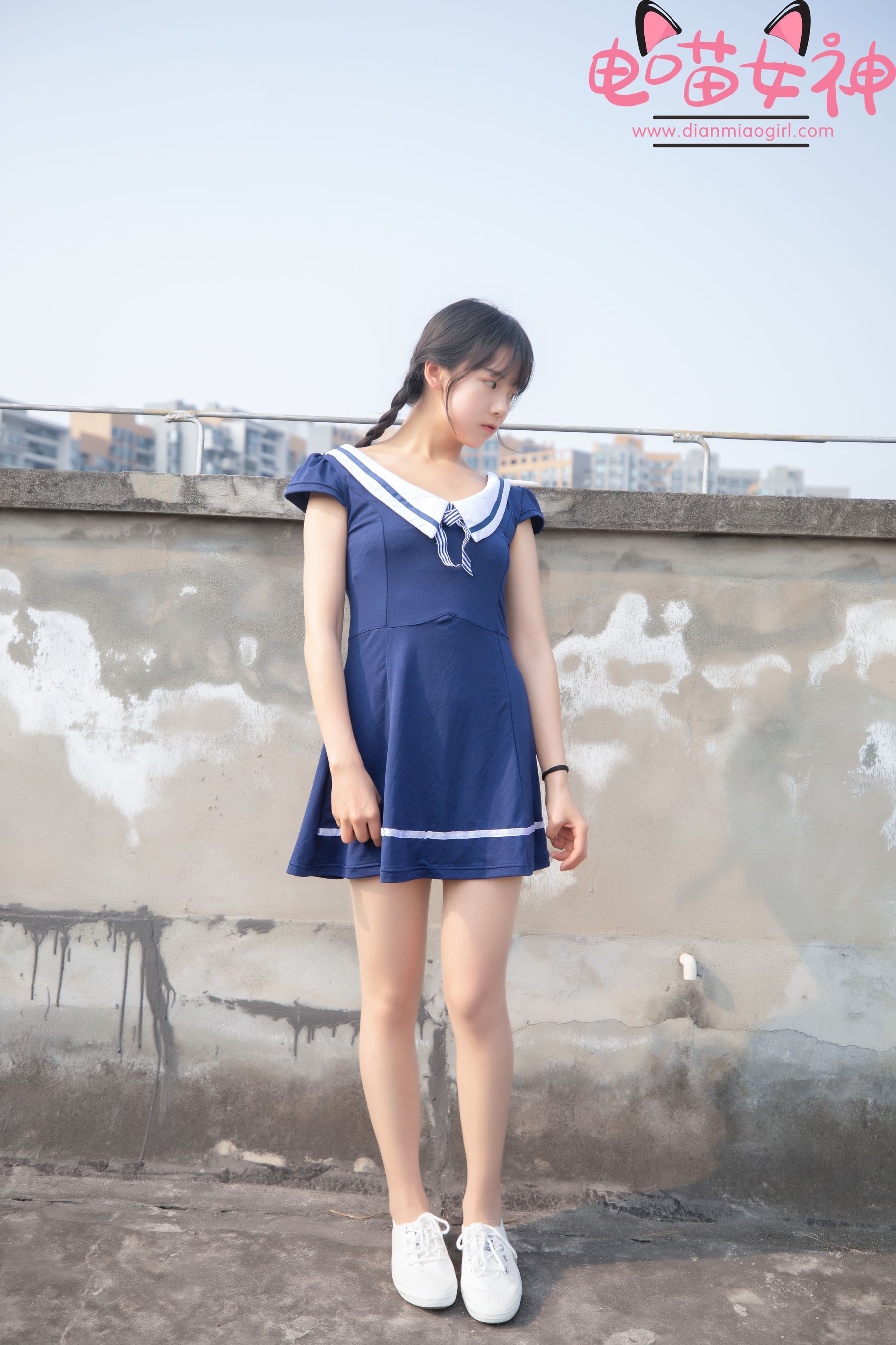 电喵女神 – 灵唯 制服 [33P]