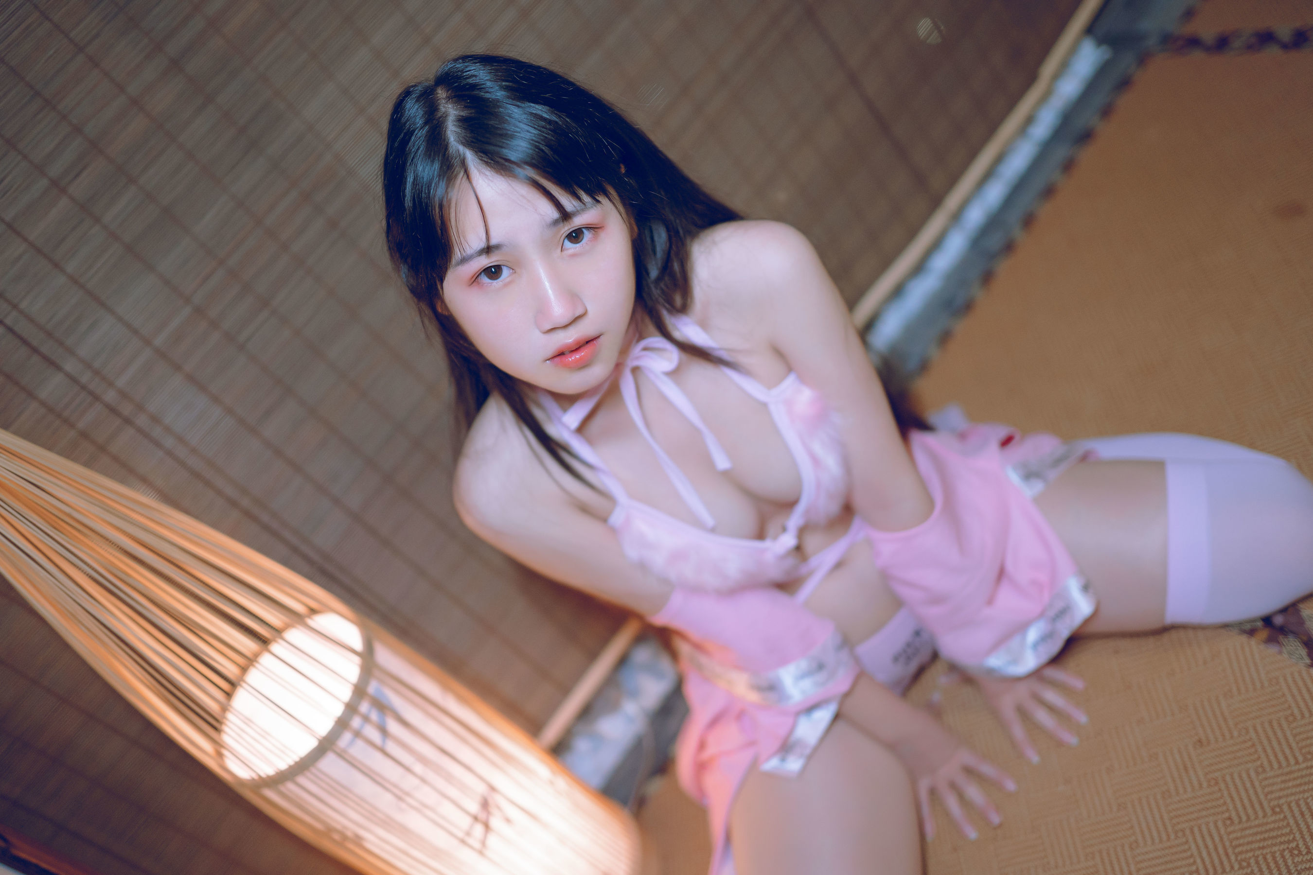 微博人气Coser不呆猫 粉红 [14P]