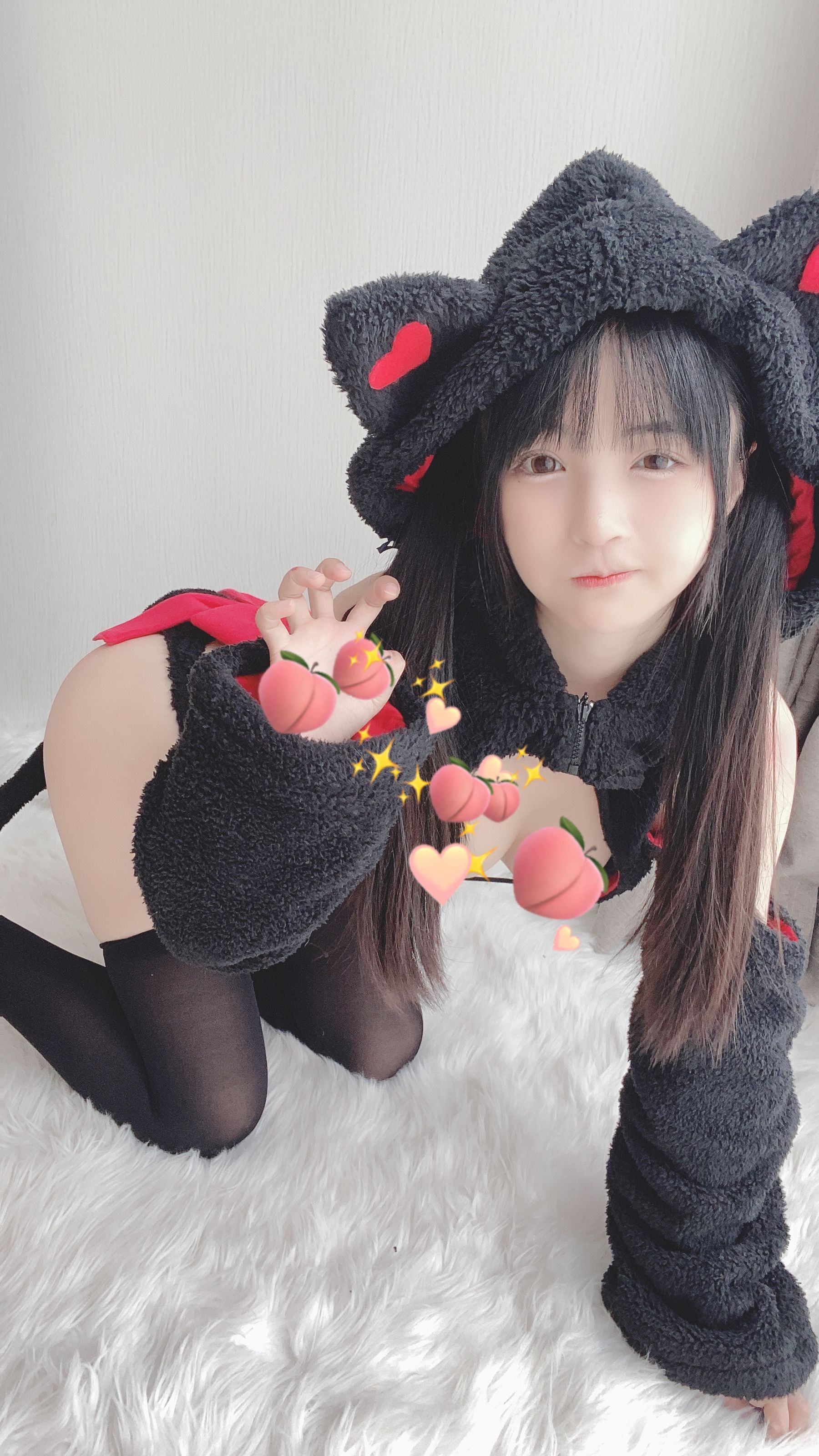 [Cosplay写真] 桜井宁宁 – 小黑猫 [50P]