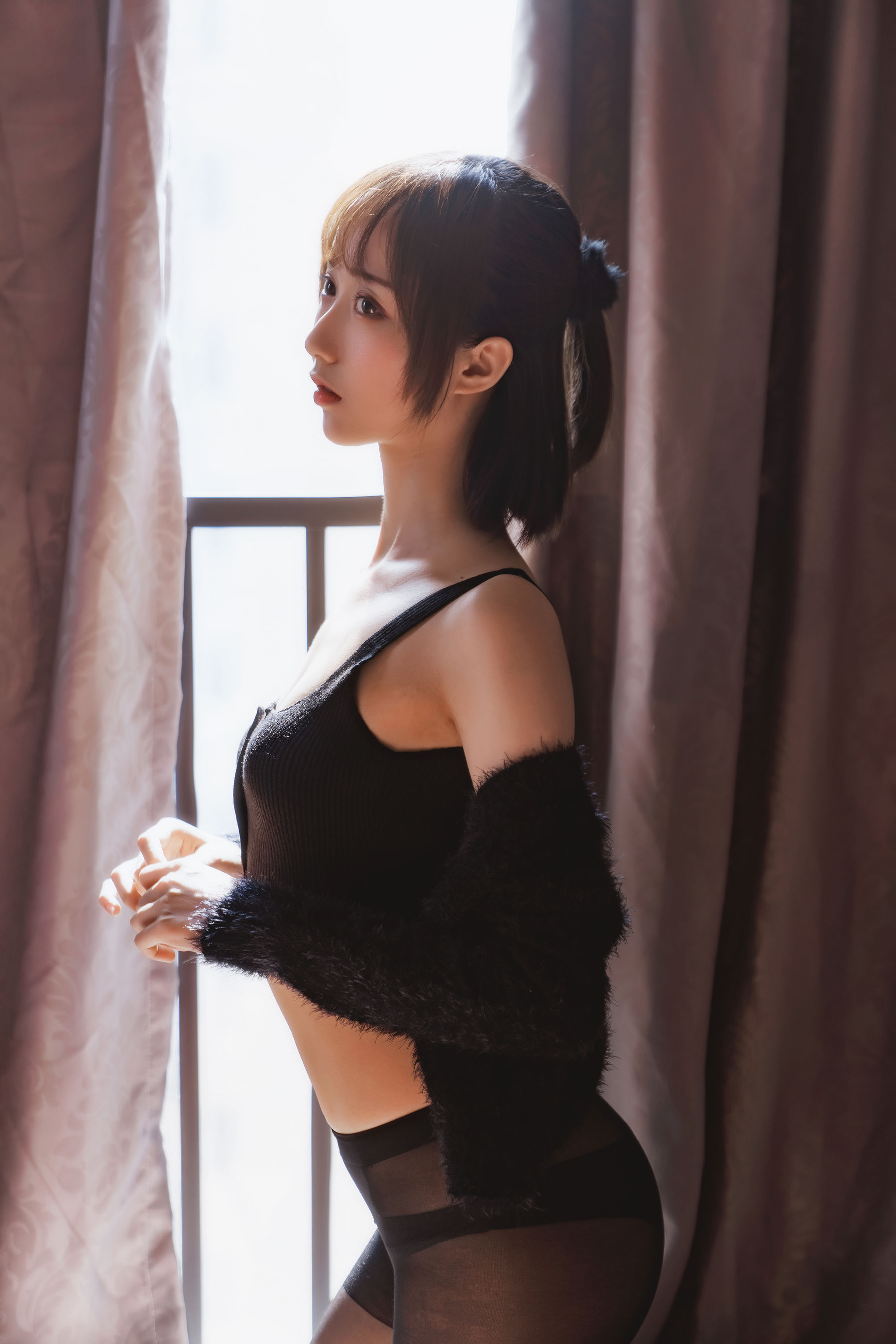萌系小姐姐木绵绵OwO – 黑丝私房A [41P]