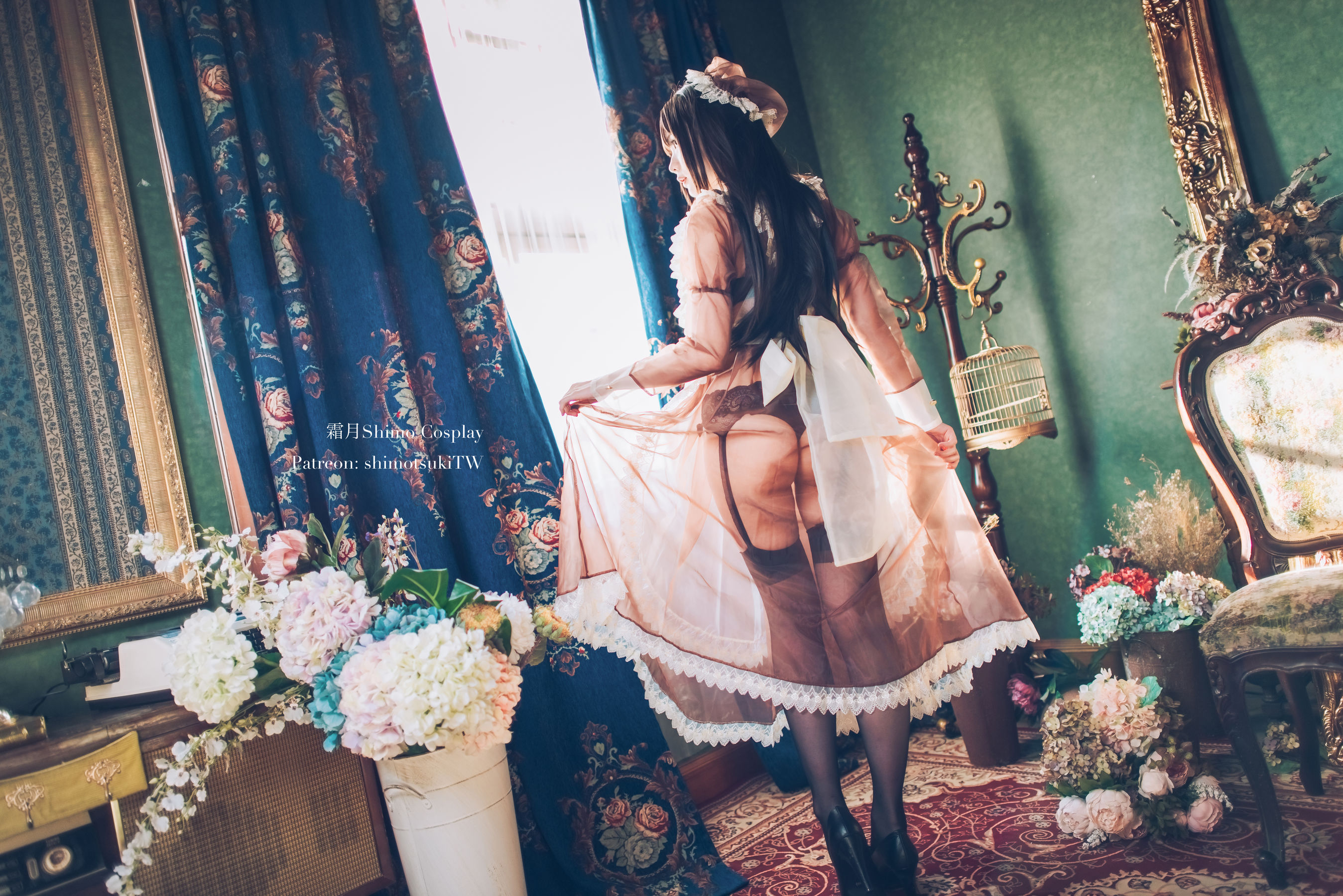 微博妹纸霜月shimo – 女仆 [15P]