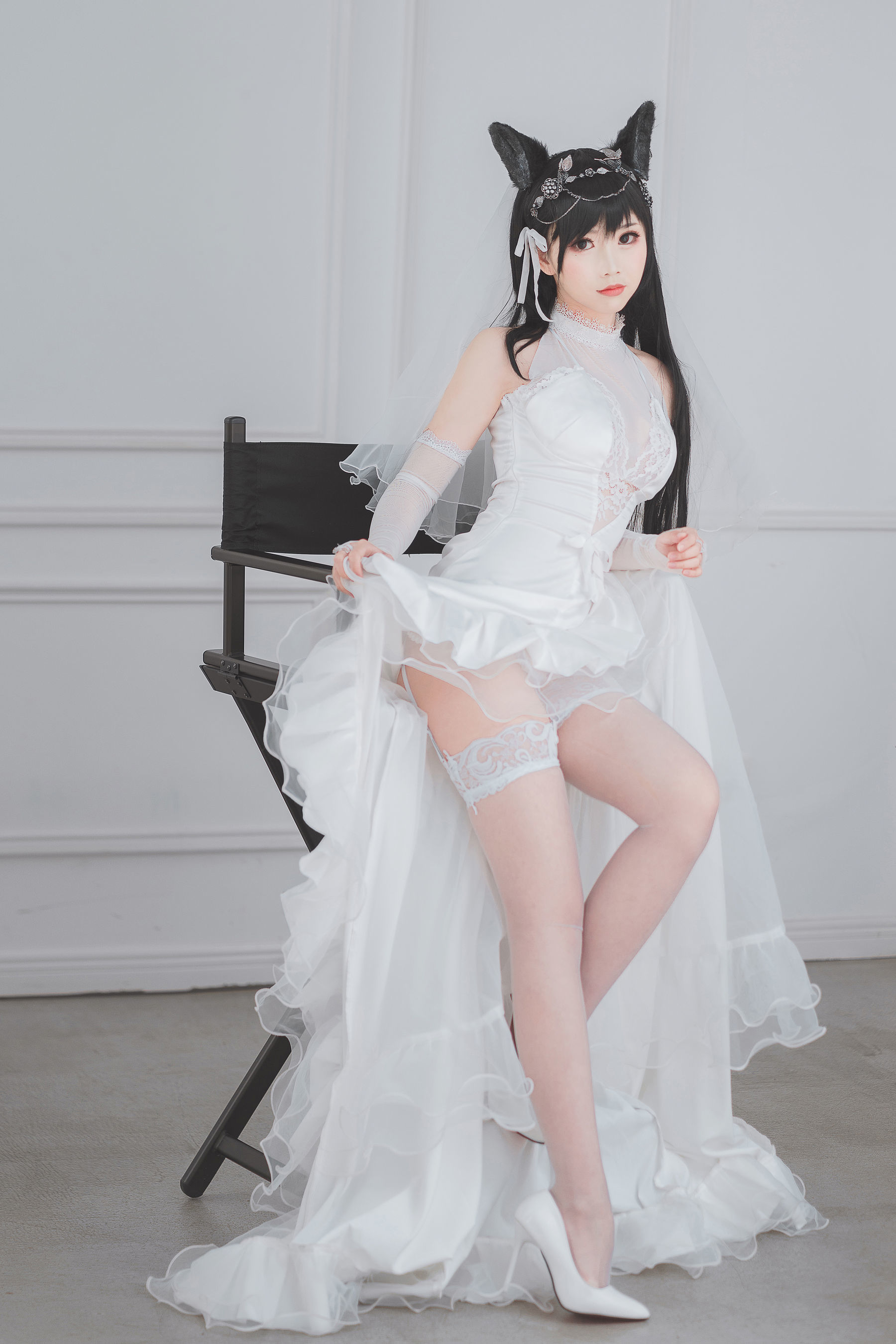 [萝莉COS] 面饼仙儿 – 爱宕花嫁 [29P]