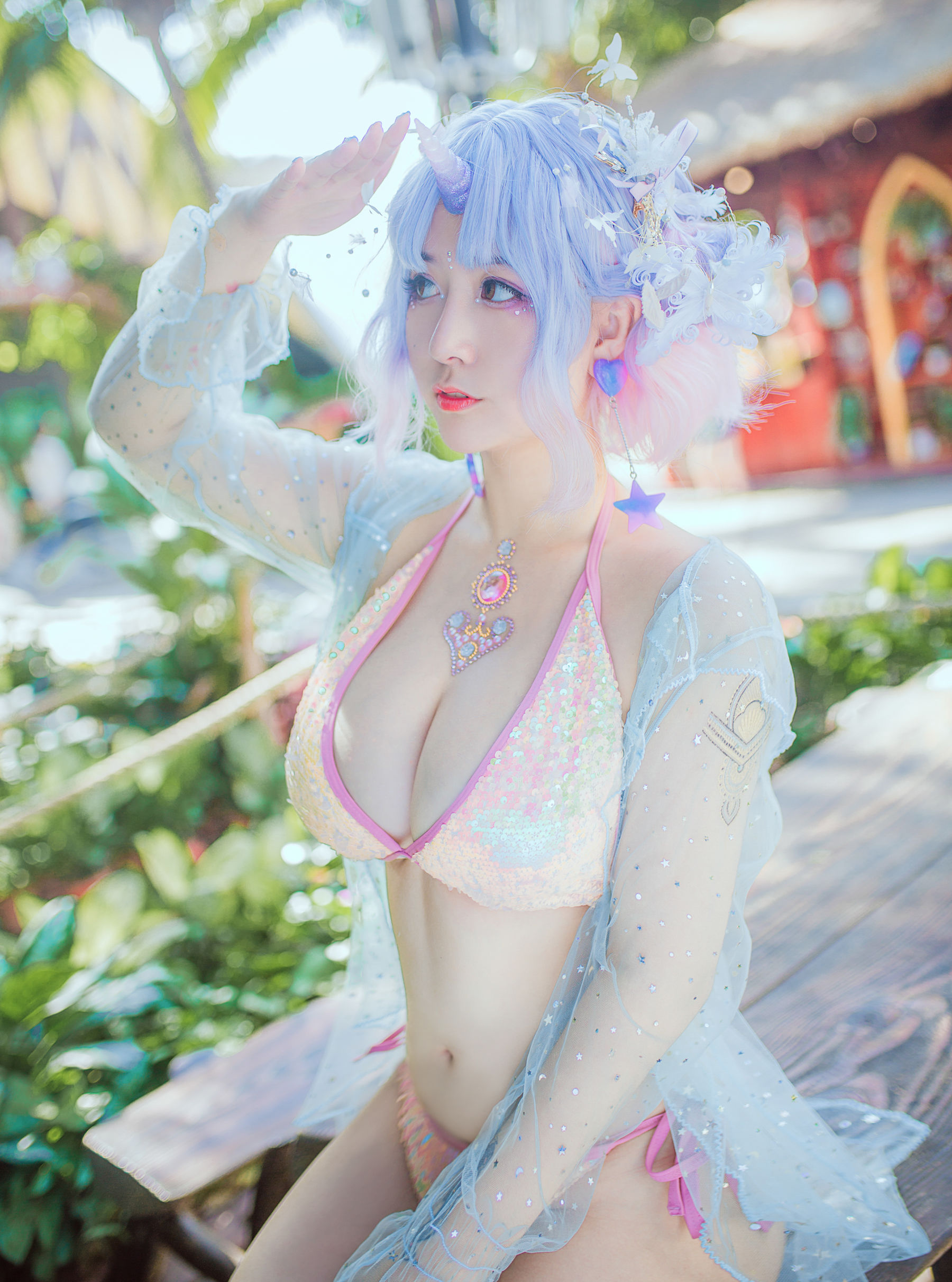 [萝莉COS] 巨乳猫九酱Sakura – 兽の物语 [79P]