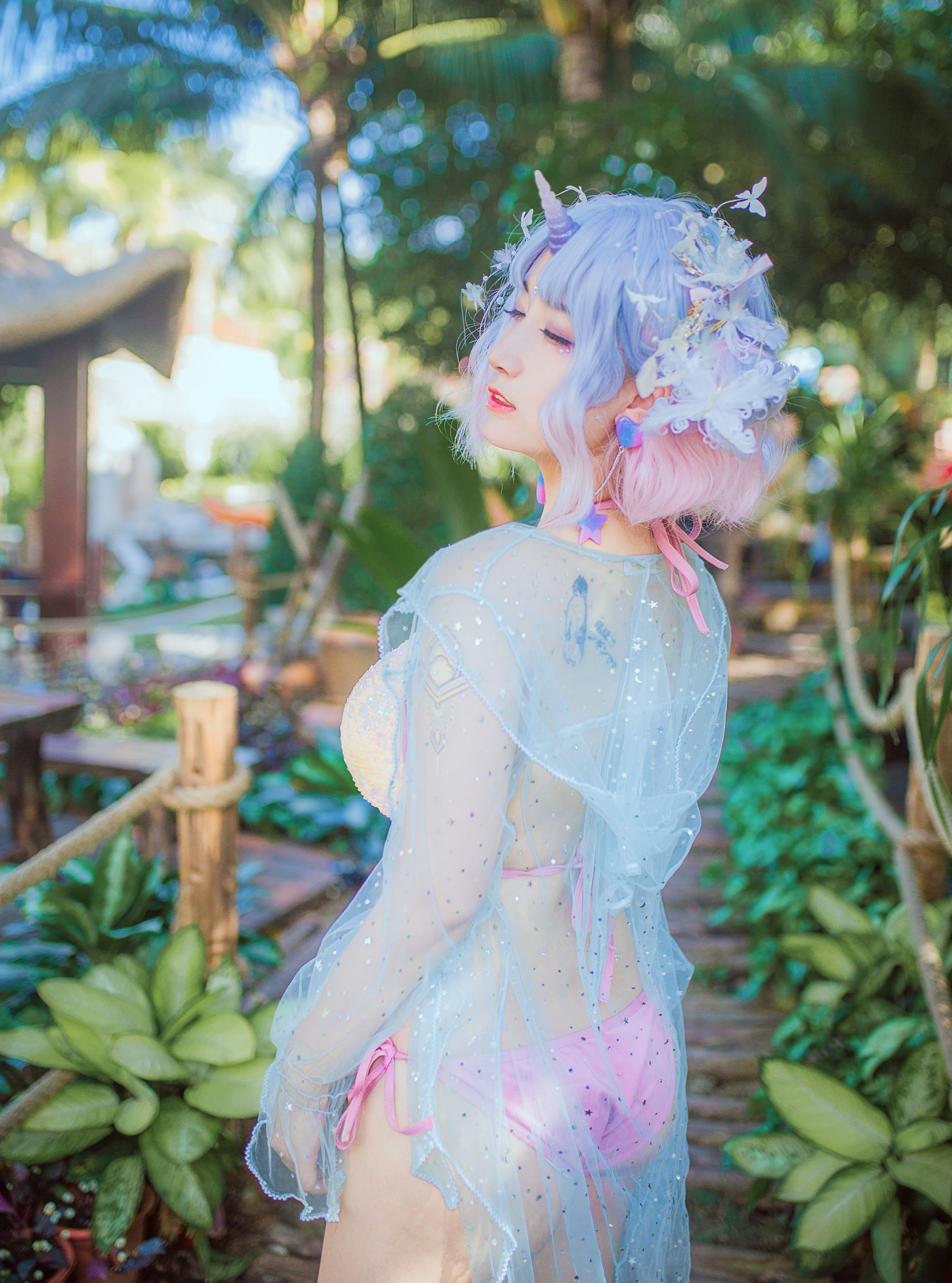 [萝莉COS] 巨乳猫九酱Sakura – 兽の物语 [79P]