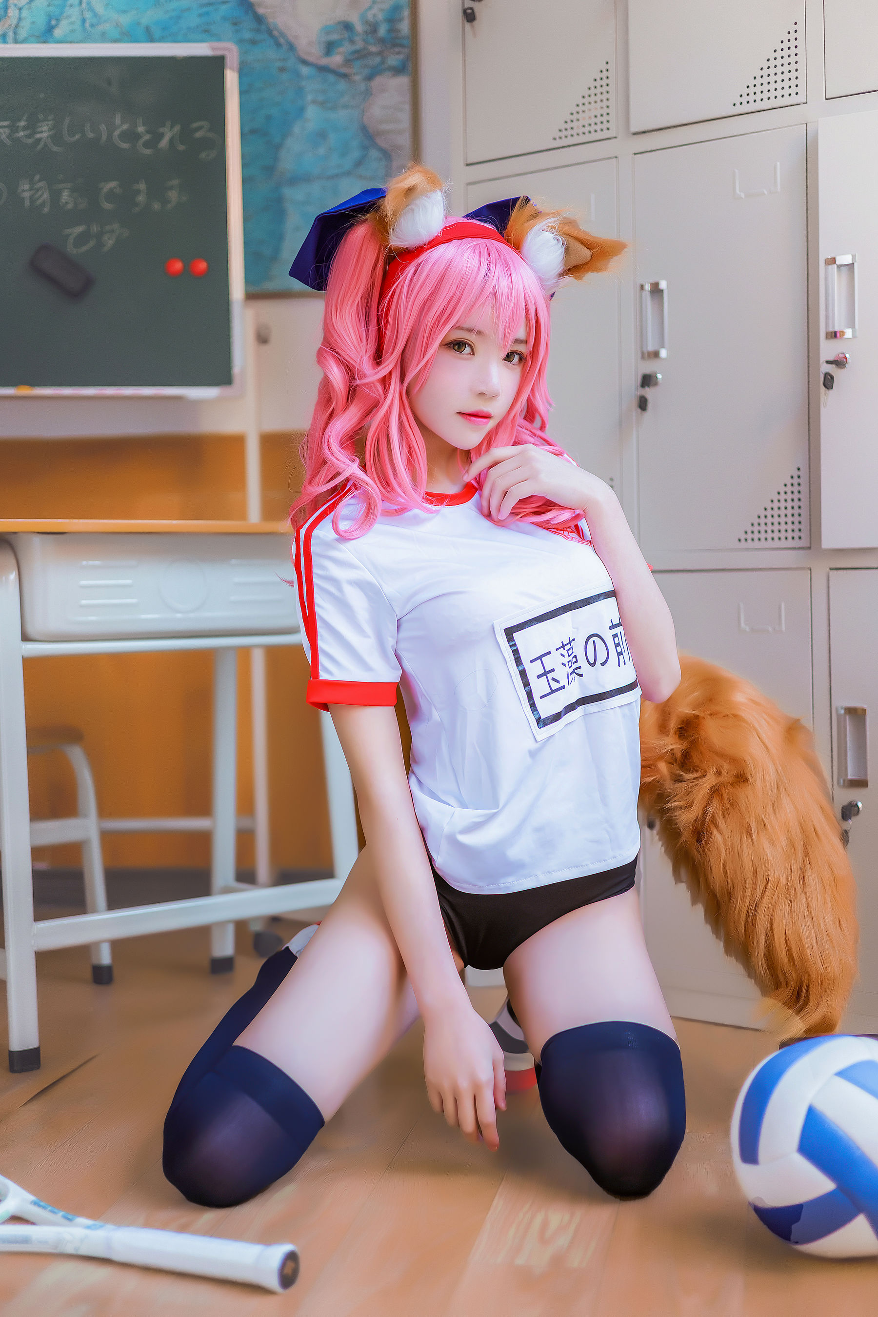 桜桃喵 – 玉藻前体操服 [31P]