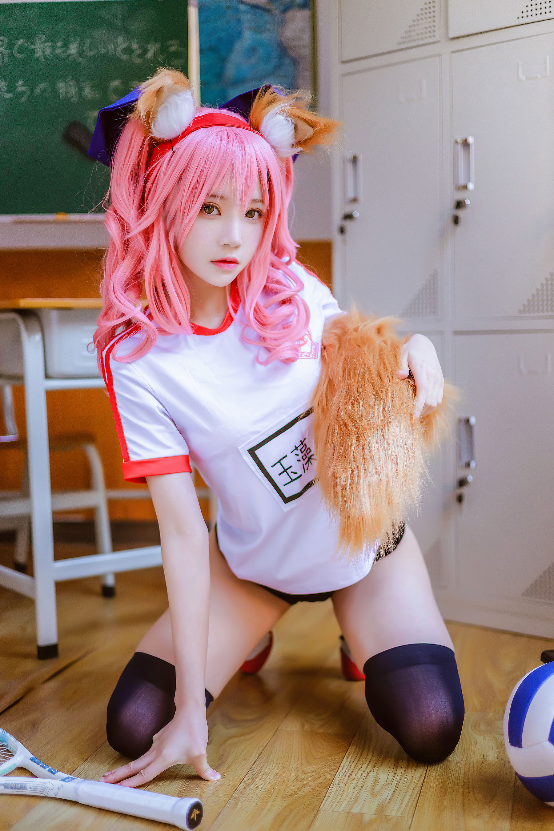 桜桃喵 – 玉藻前体操服 [31P]