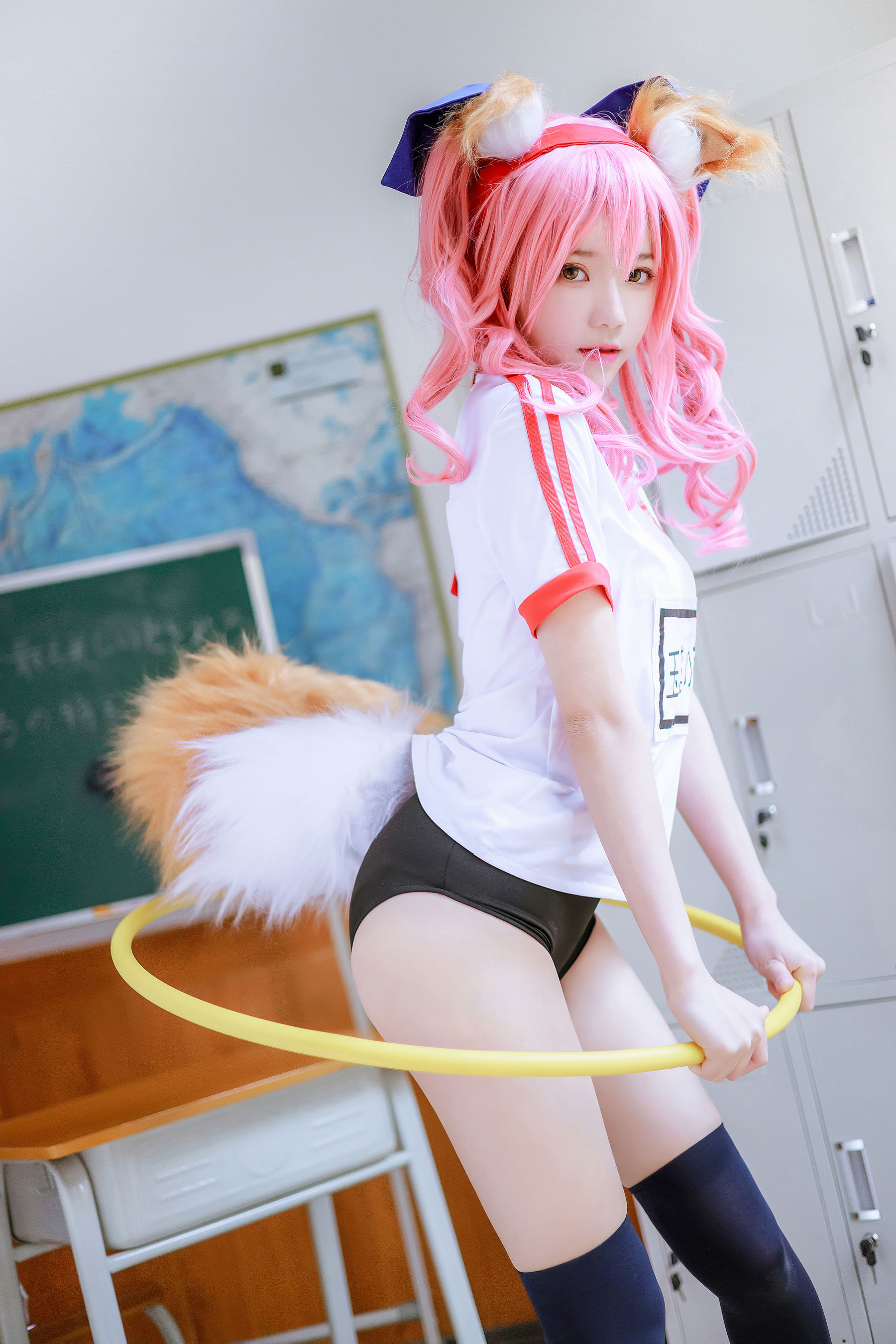 桜桃喵 – 玉藻前体操服 [31P]