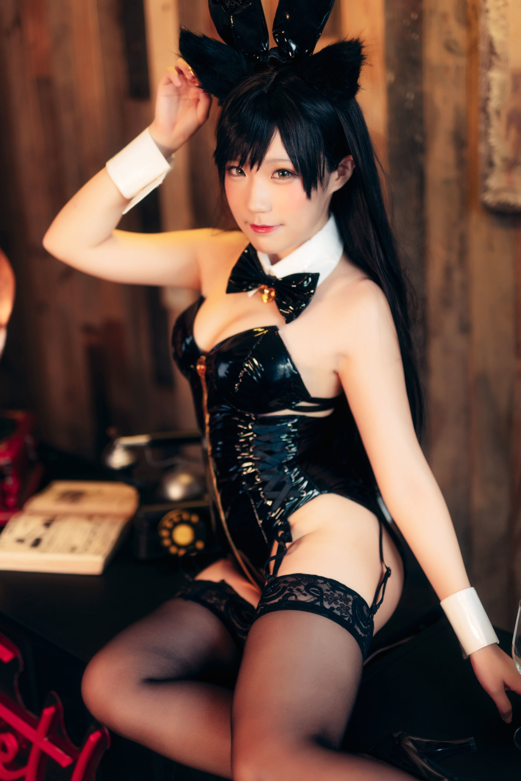 动漫博主Mime弥美 Azurlane Atago BUNNY ver [18P]