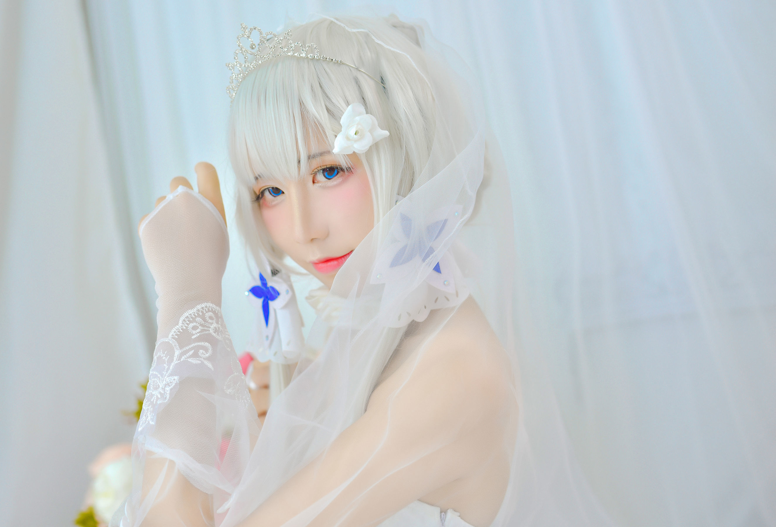 动漫博主九曲Jean 婚纱 [22P]