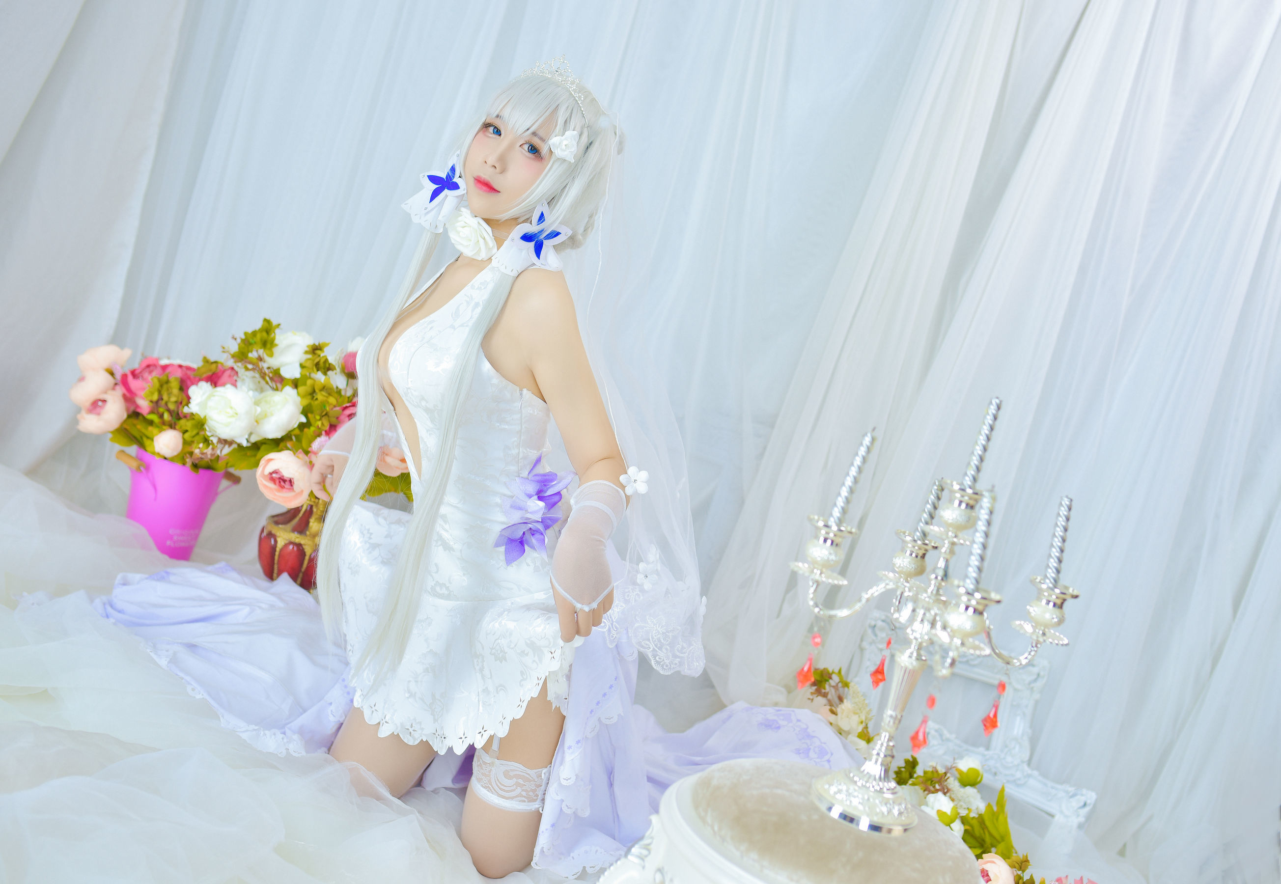 动漫博主九曲Jean 婚纱 [22P]