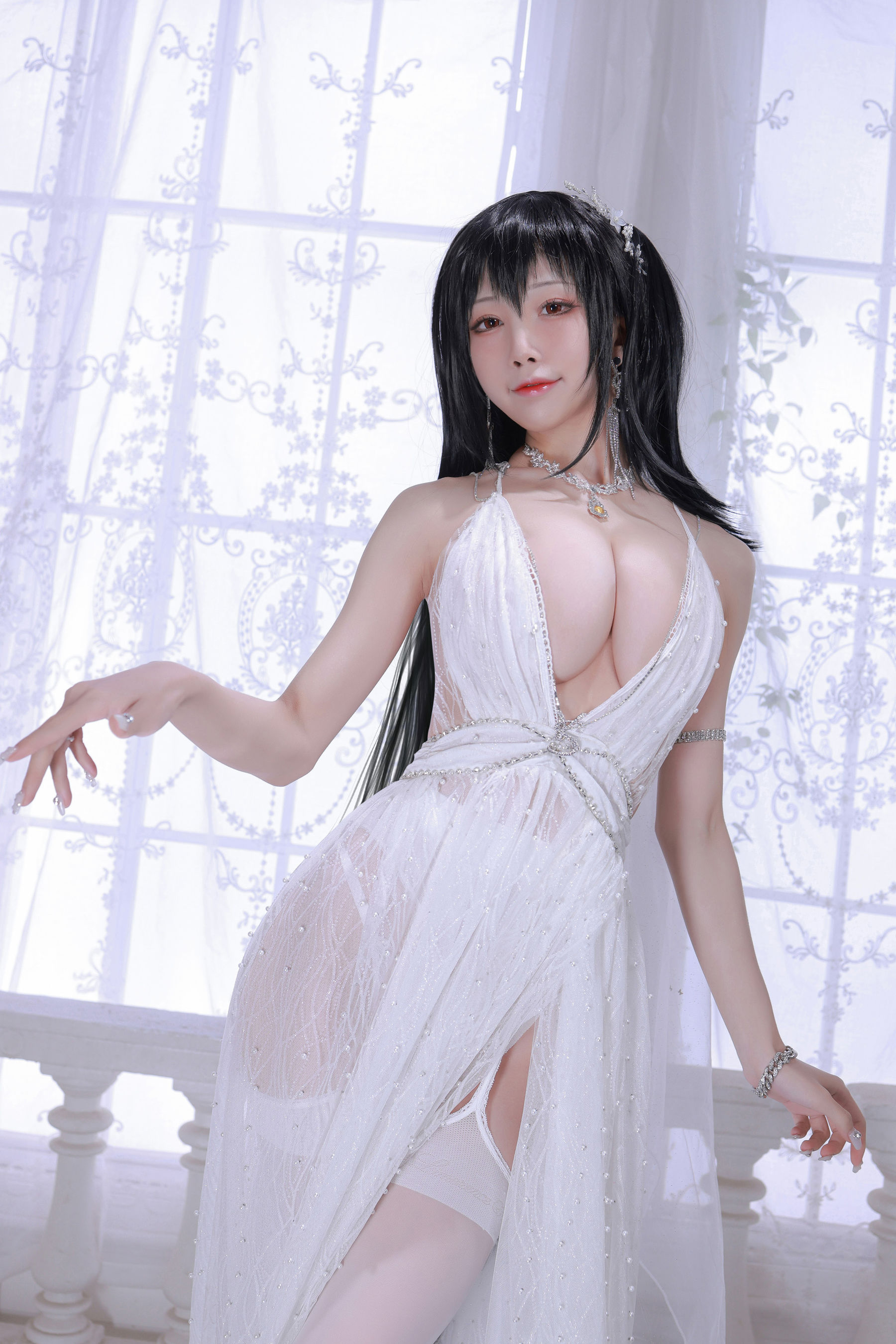 动漫博主水淼aqua – 大凤婚纱 [84P]
