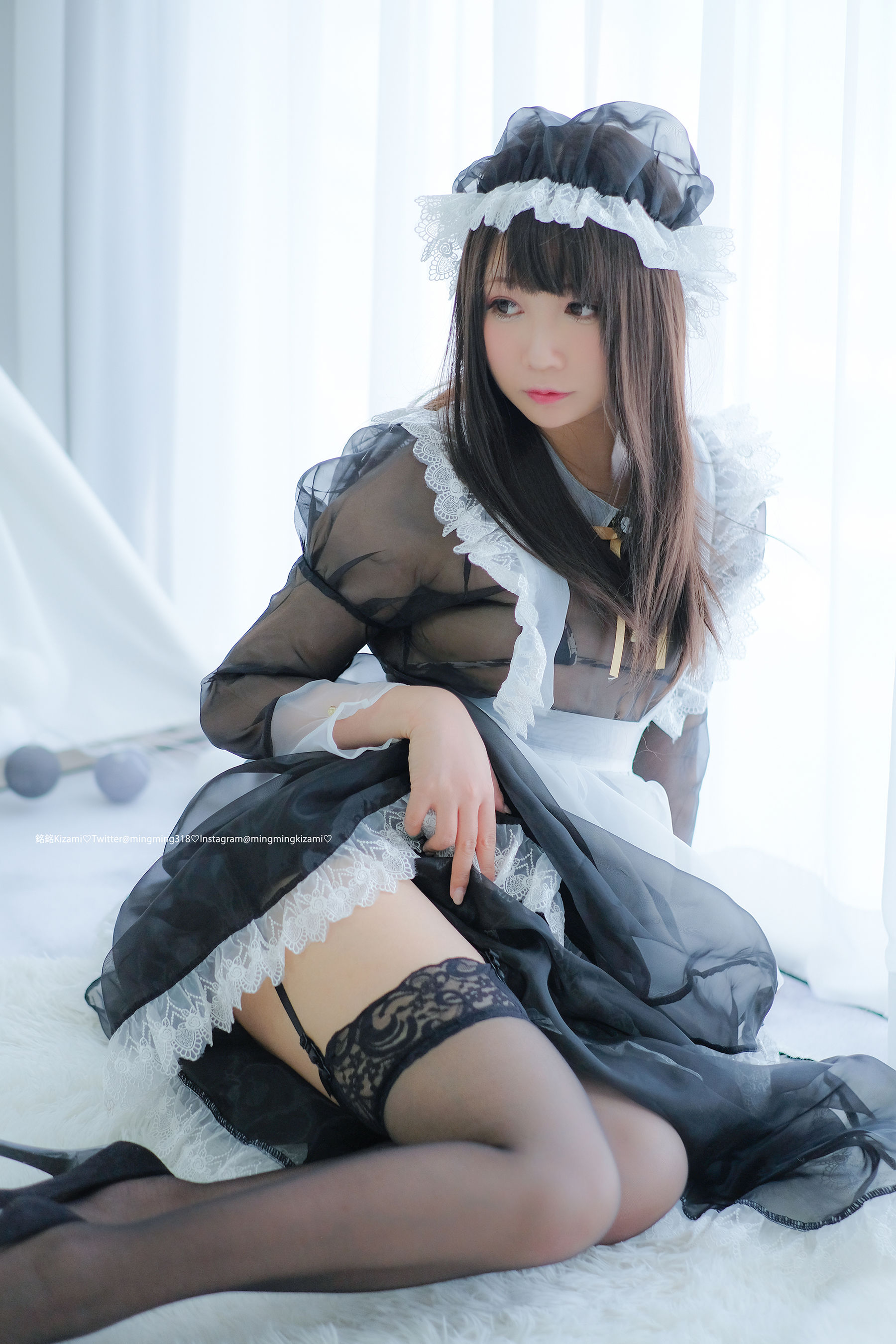 銘銘Kizami 自撮りVol.15 透明女仆 [84P]