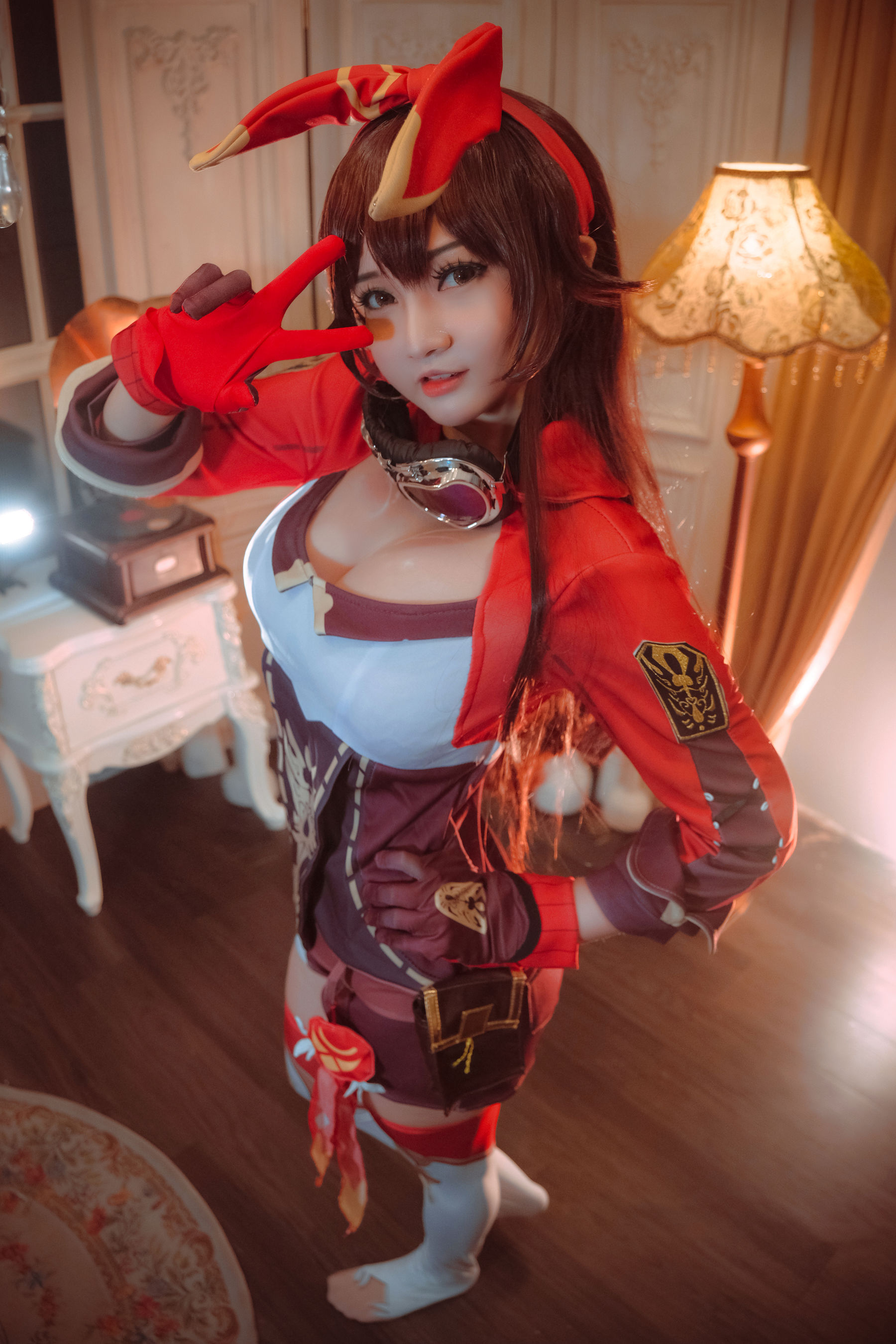 Coser小姐姐Potato Godzilla – Amber (Genshin Impact) [33P]