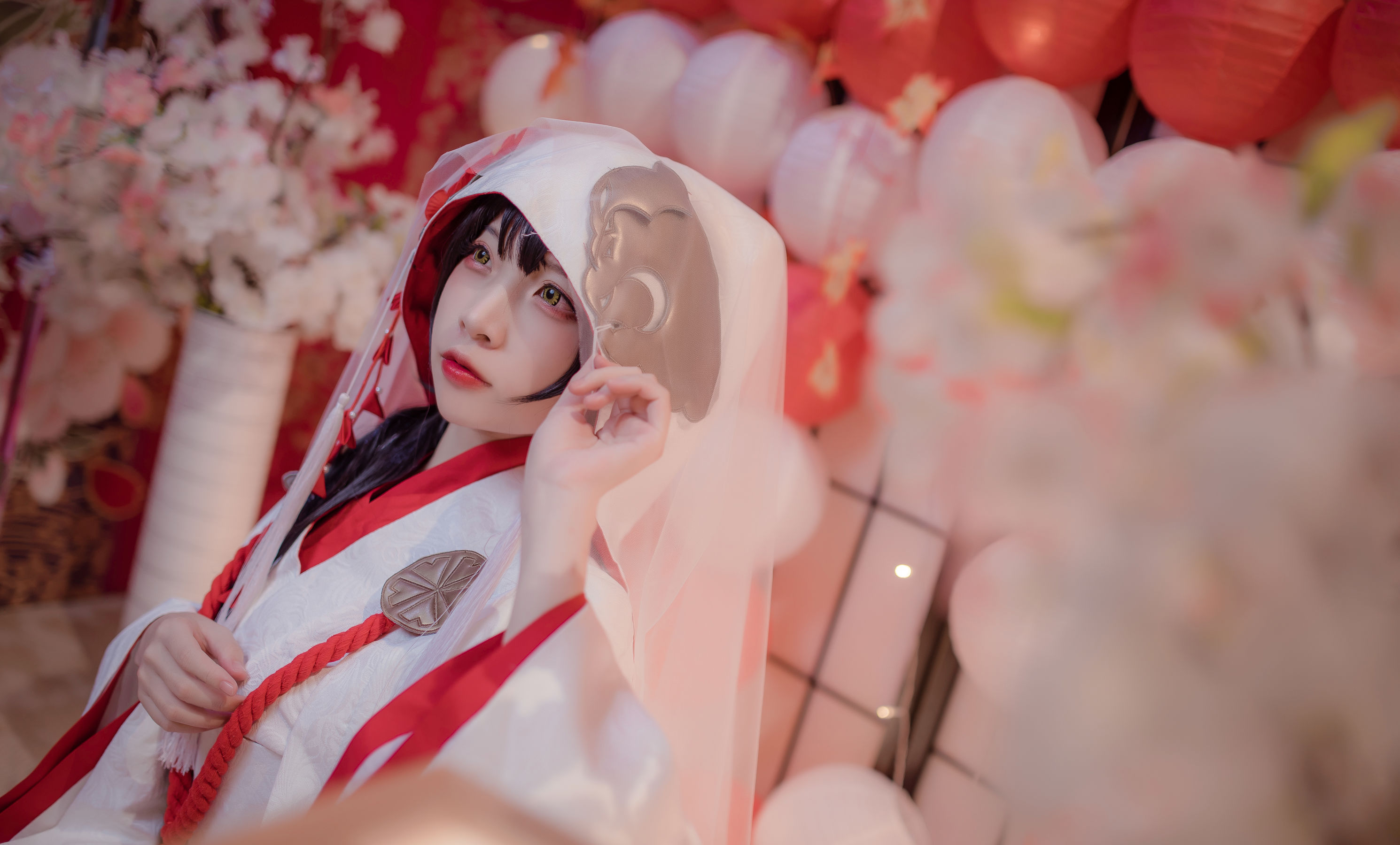 人气Coser二佐Nisa – 花嫁 [12P]